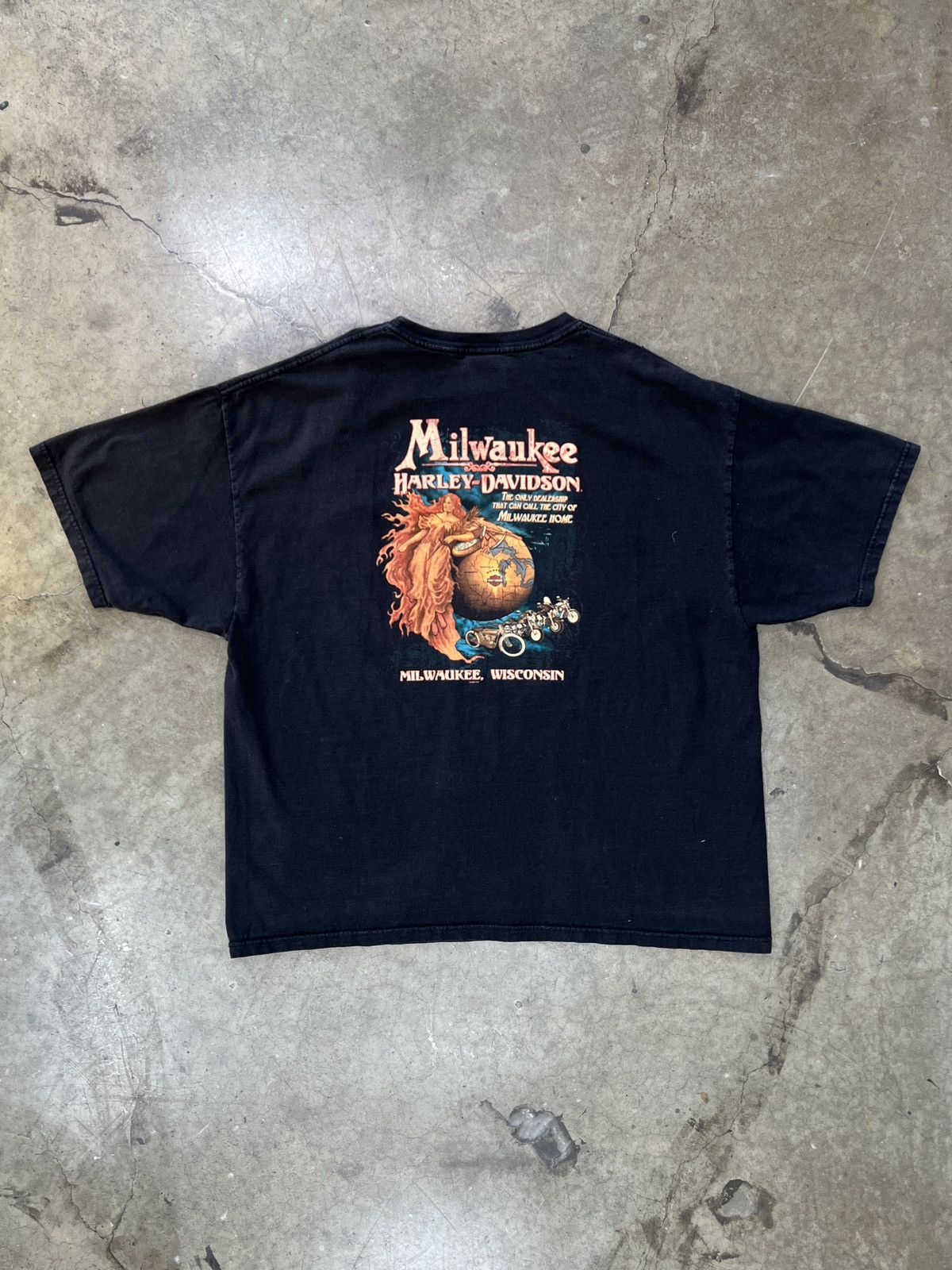 Harley Davidson Vintage Harley Davidson Eagle Live the Legend Wisconsin XXL Size US XXL / EU 58 / 5 - 5 Thumbnail