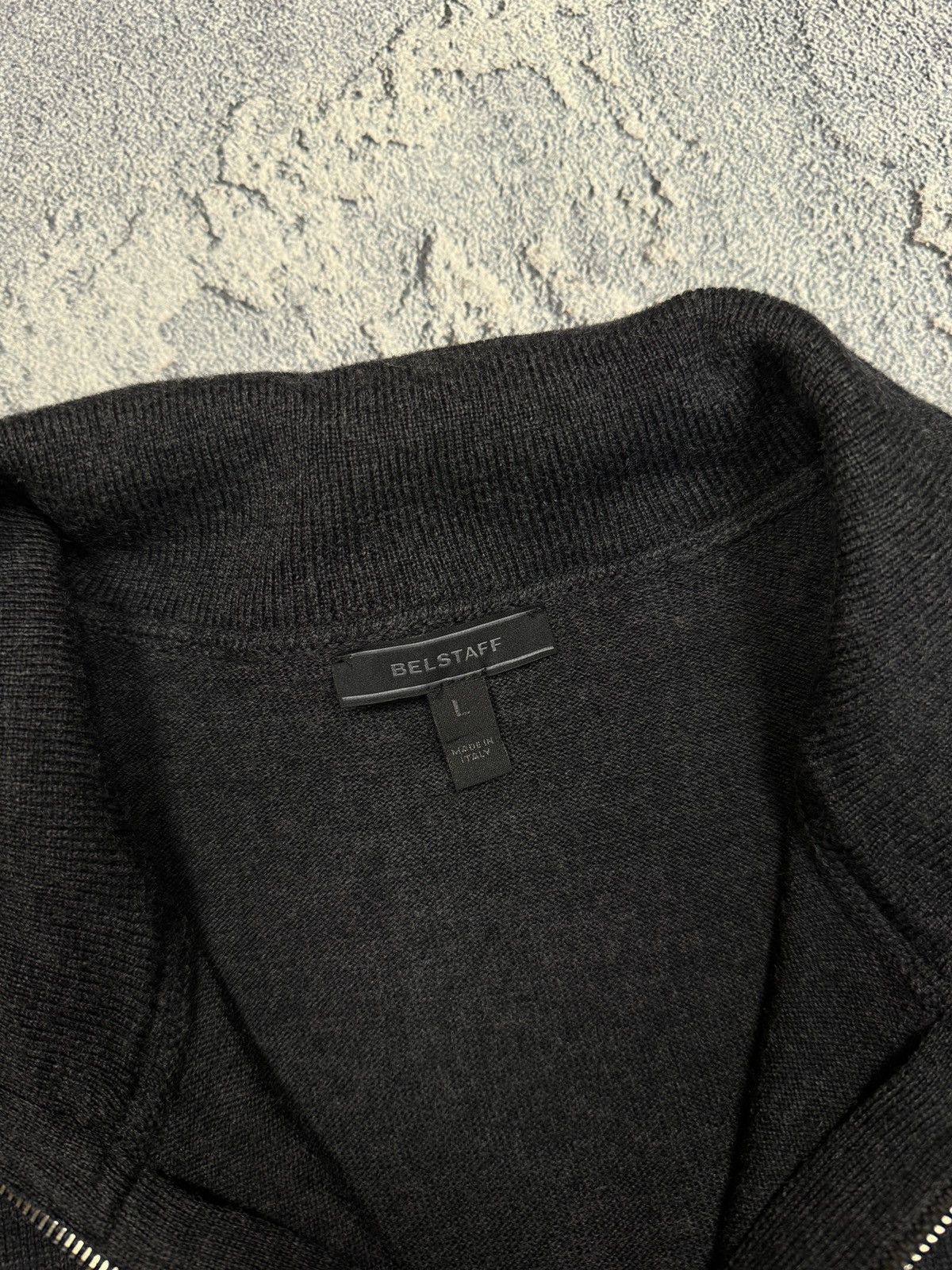 Belstaff Belstaff Zip-Up Sweater Made In Italy L Size US L / EU 52-54 / 3 - 6 Thumbnail