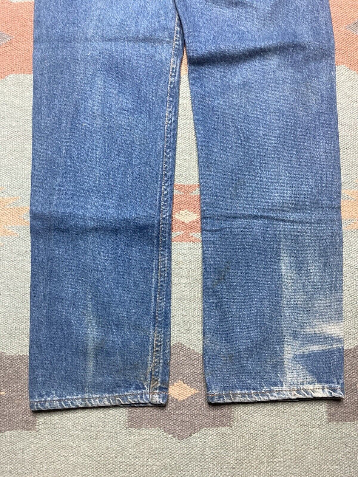 Levi's × Vintage Vtg Levi’s 501 jeans button fly straight leg USA faded 32x33 Size US 32 / EU 48 - 2 Thumbnail