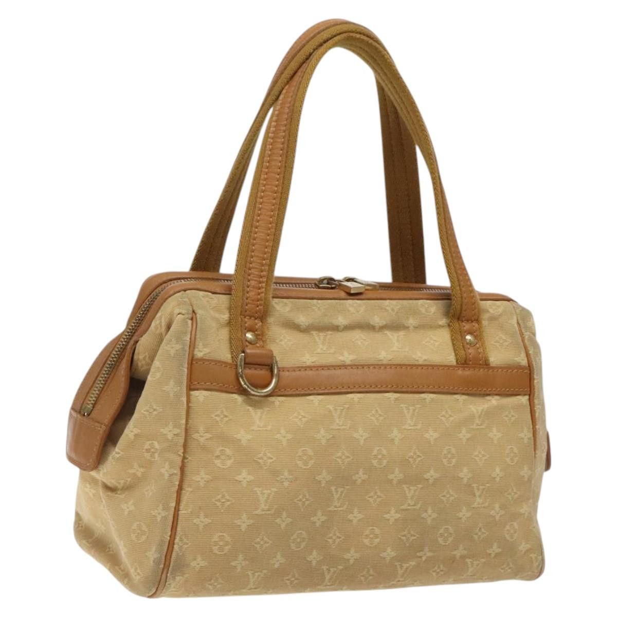 Louis Vuitton Monogram Mini Josephine Pm Hand Bag Beige M92416 Lv Auth 116472, Women's