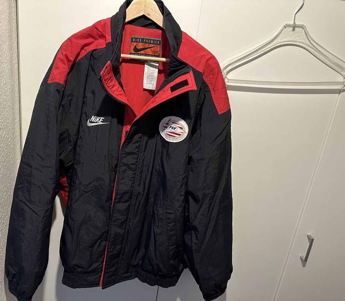 image of Nike Air Psv Eindhoven Jacket Size Xxl Vintage Retro Usa in Black, Men's