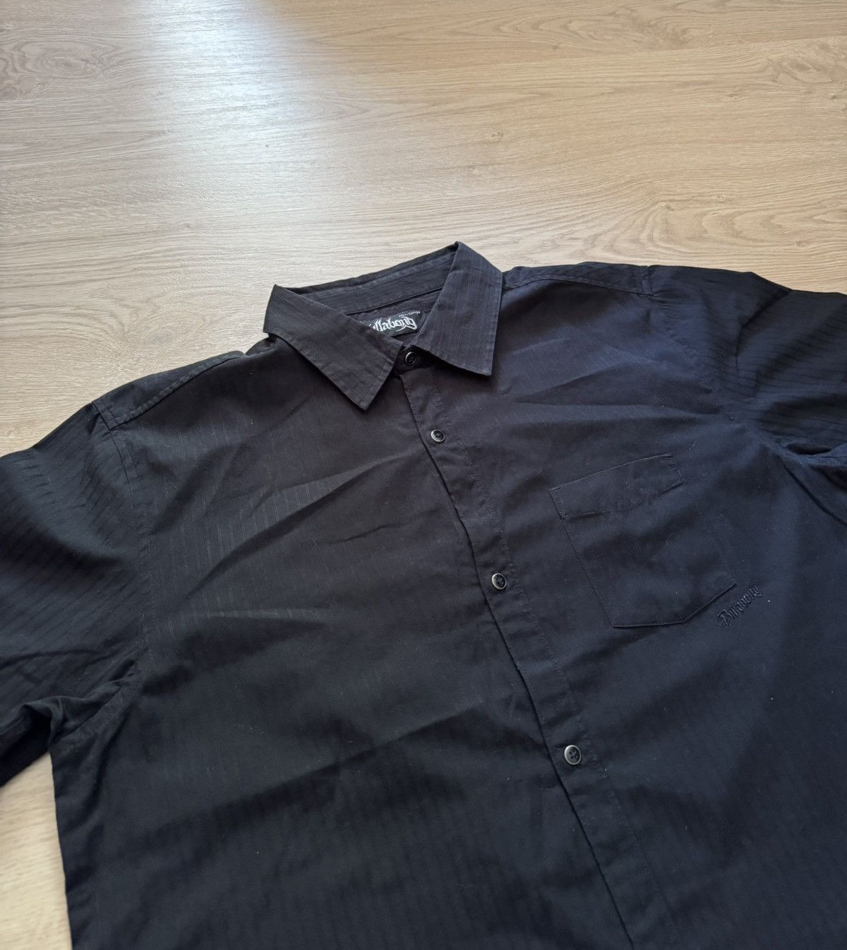 Billabong Vintage 00’s Billabong y2k Skateboarding Black Baggy Shirt Size US XL / EU 56 / 4 - 2 Thumbnail