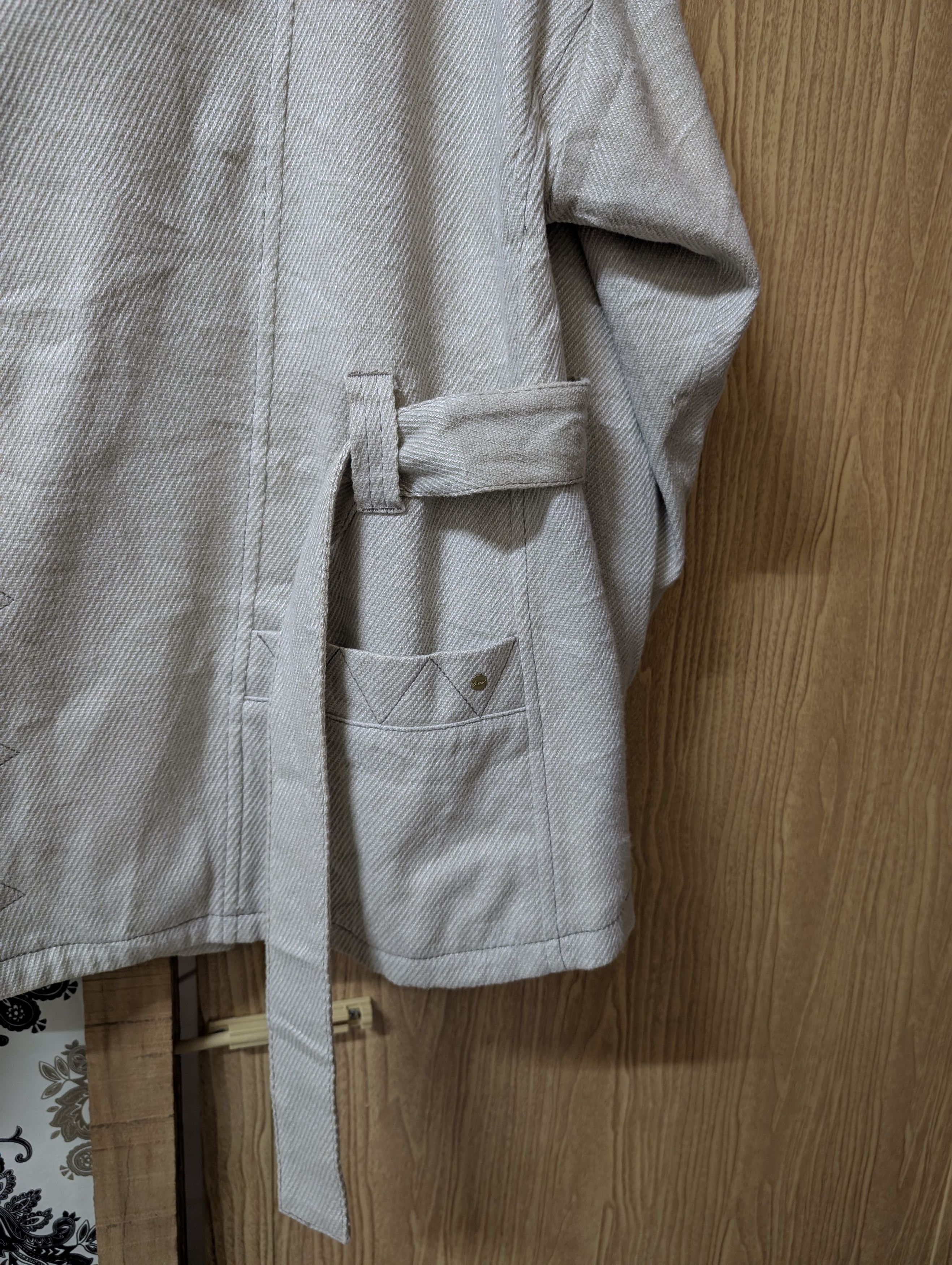 Diesel Vintage Diesel Artisanal Cotton Belted Jacket Wrap Coat Size M / US 6-8 / IT 42-44 - 8 Thumbnail