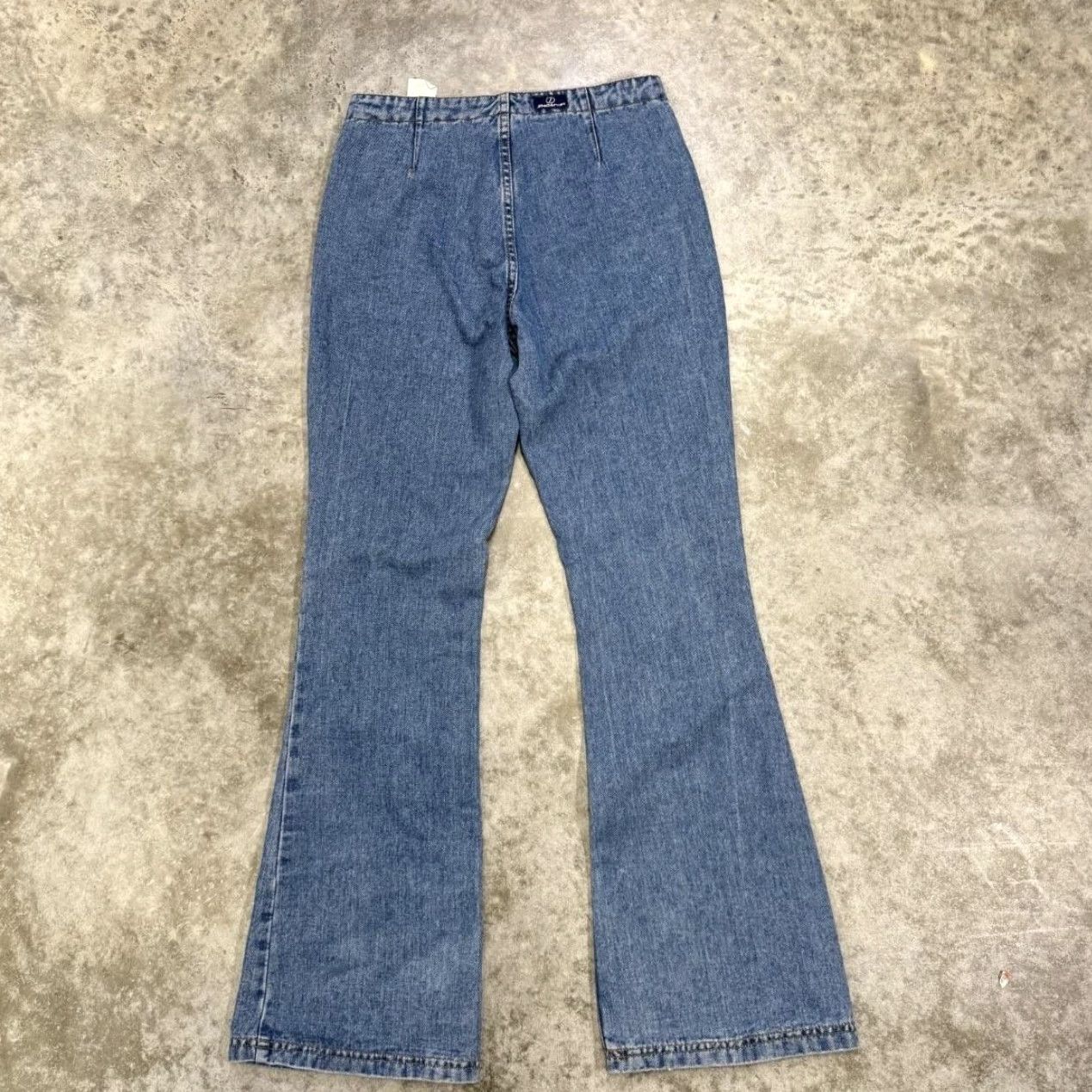 Jordache VINTAGE Jordache Jeans Juniors 7/8 High Rise Button Fly Flare Front Pockets 90s Size 28" / US 6 / IT 42 - 5 Thumbnail