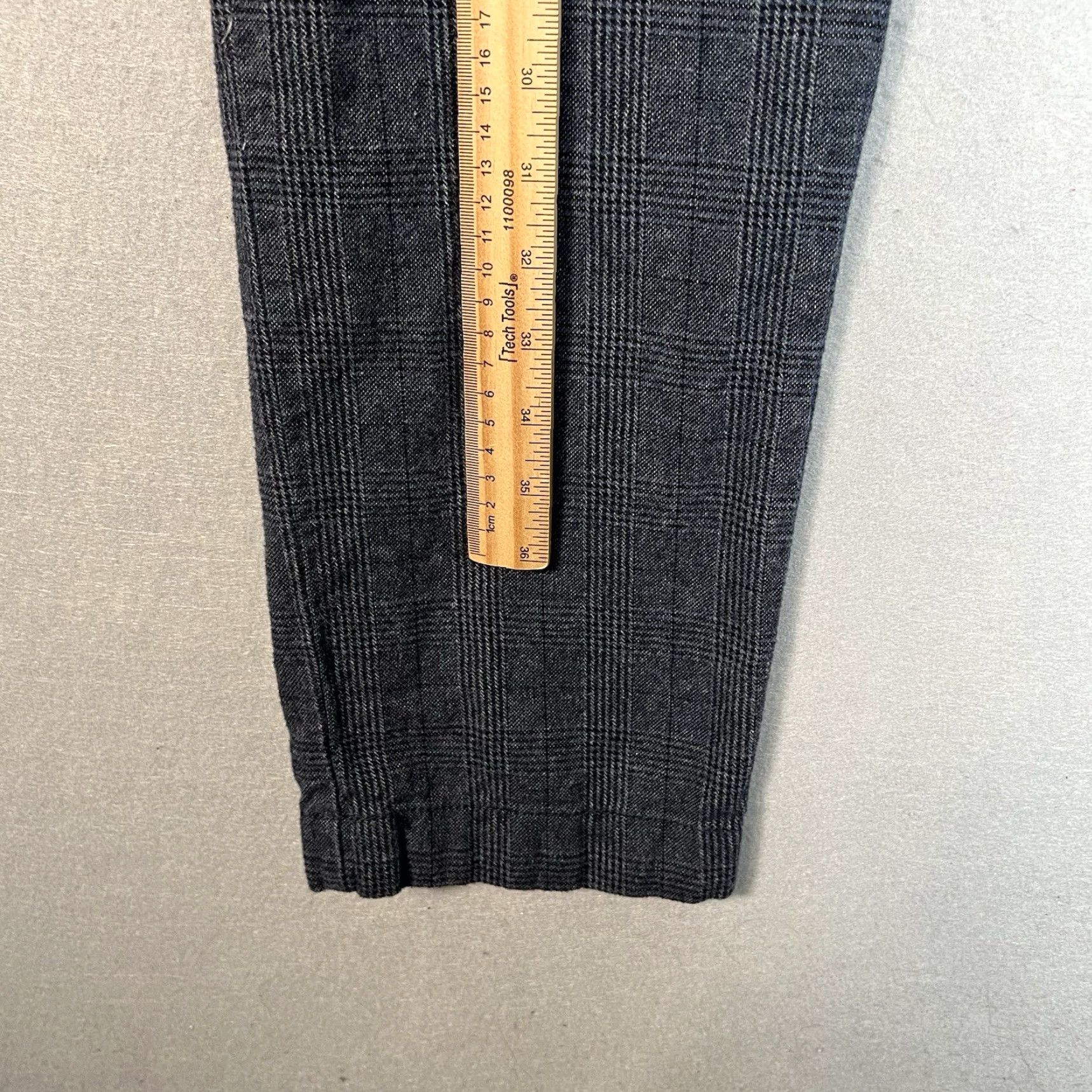J.Crew J.CREW Dress Pants – Slim Fit, Plaid, Cotton Blend, 32x34, Blue Mens Dress Pants, Flat Front, 484 Stretch, Regular, Vintage No, 32x34 Size US 32 / EU 48 - 3 Thumbnail