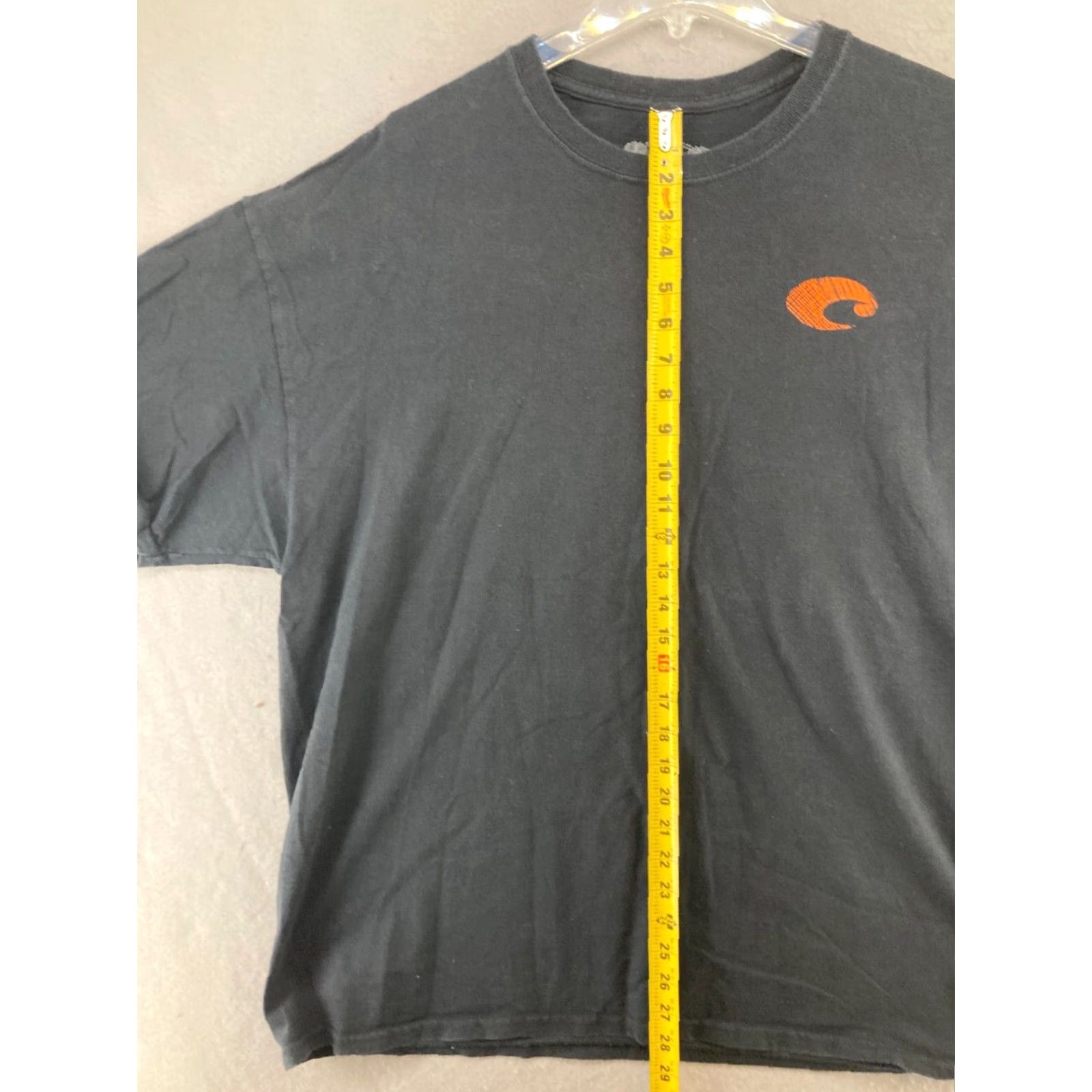 Costa Del Mar Costa TShirt 2XL Mens Black Costa Del Mar Shirt Fish Capable? Size US XXL / EU 58 / 5 - 4 Thumbnail