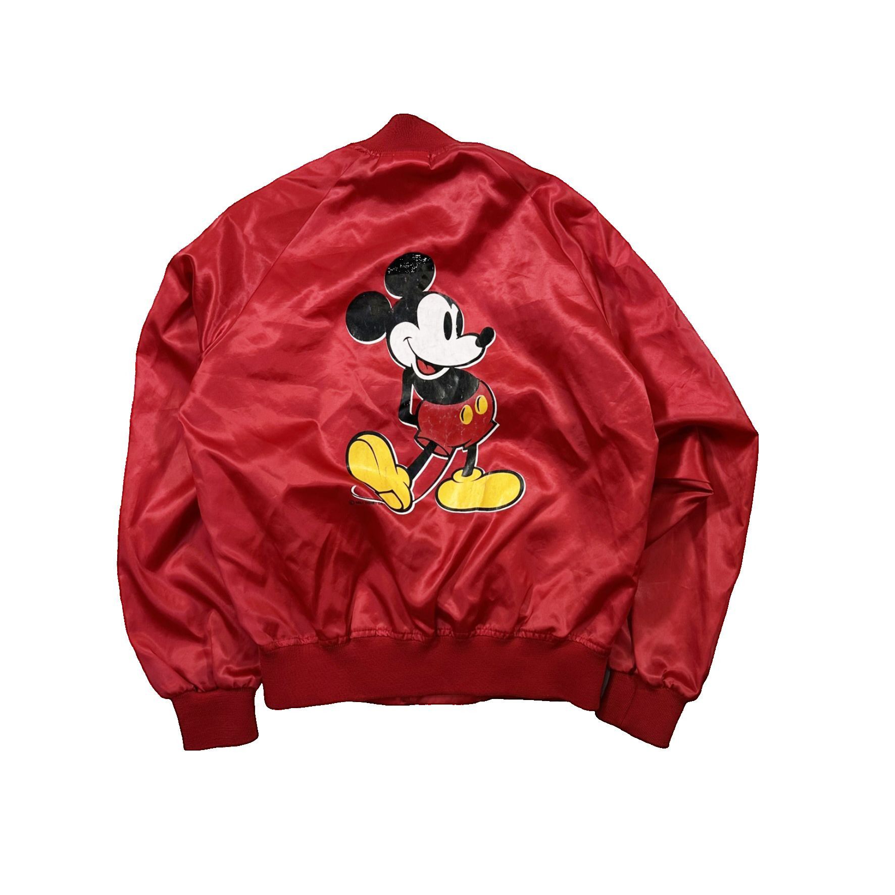 Vintage Vintage 90s Made in USA Mickey Mouse Satin Button Up Jacket Size US S / EU 44-46 / 1 - 4 Thumbnail