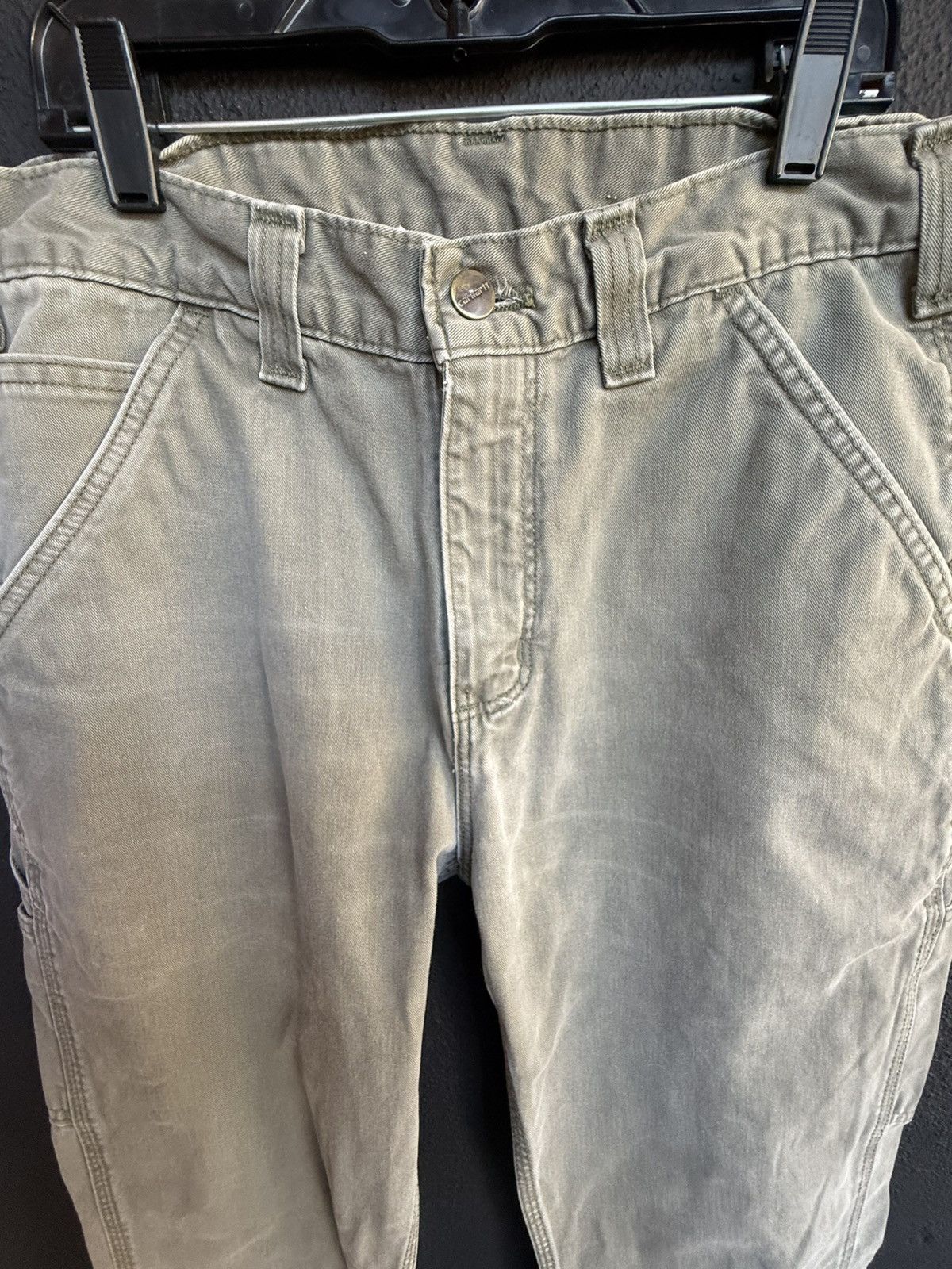 Carhartt Olive Green Carhartt Relaxed Fit Carpenter pants 31” X 32” Size US 31 - 4 Thumbnail
