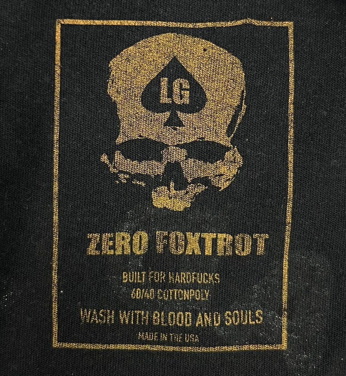 Vintage VINTAGE ZERO FOXTROT SPARE THE DEAD SLAY THE LIVING SHIRT Size US M / EU 48-50 / 2 - 7 Thumbnail