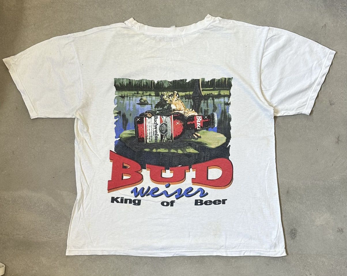 Vintage VINTAGE BUDWEISER KING OF BEERS TEE Size US L / EU 52-54 / 3 - 1 Thumbnail