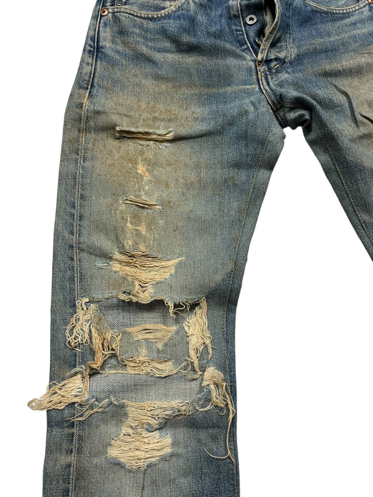 Levi's Vintage Levis 702 Big E Buckle Buckle Selvedge Distressed Size US 28 / EU 44 - 5 Thumbnail