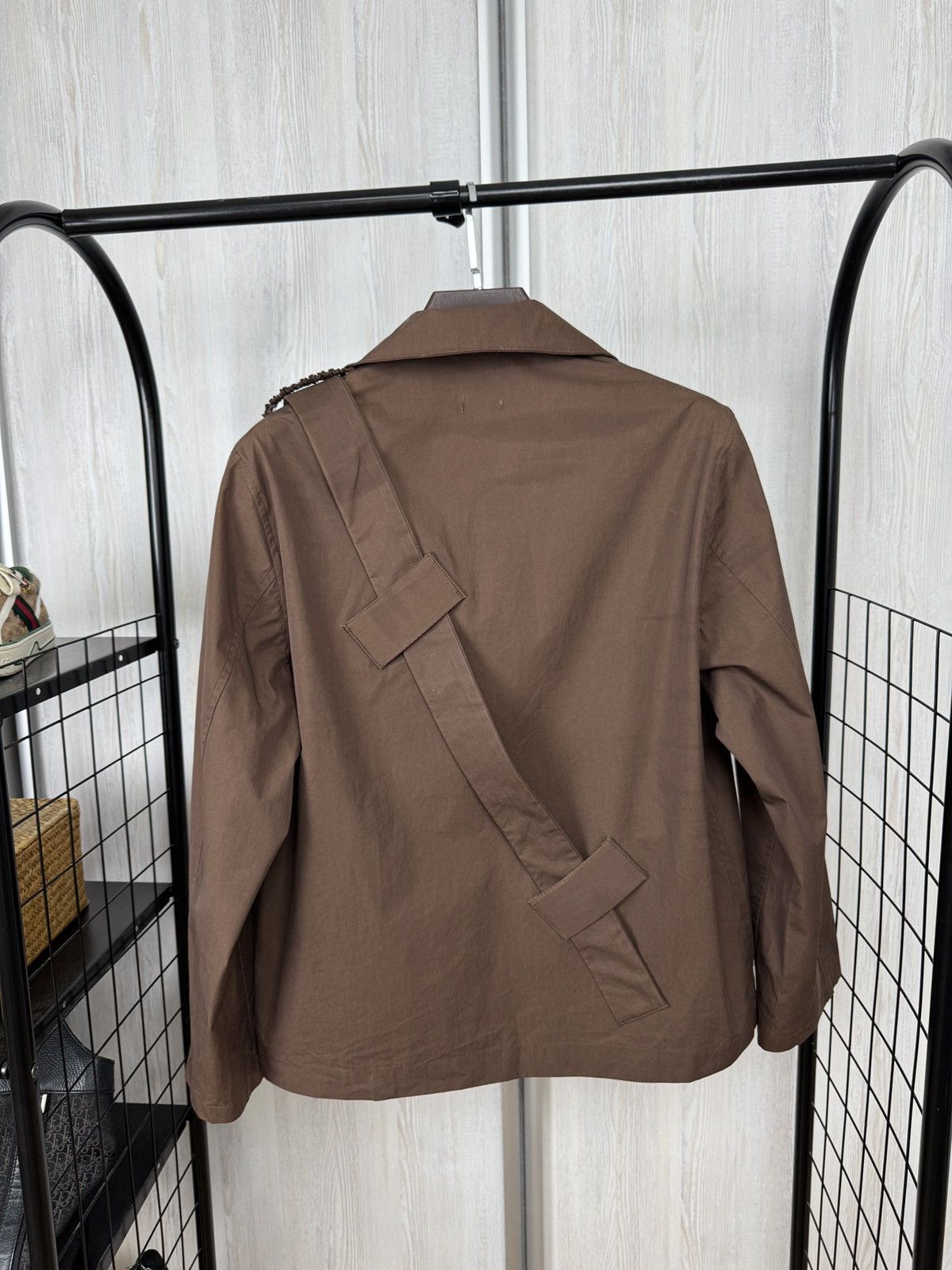Craig Green Craig Green SS17 Asymmetrical Work Jacket Brown Size US S / EU 44-46 / 1 - 12 Thumbnail