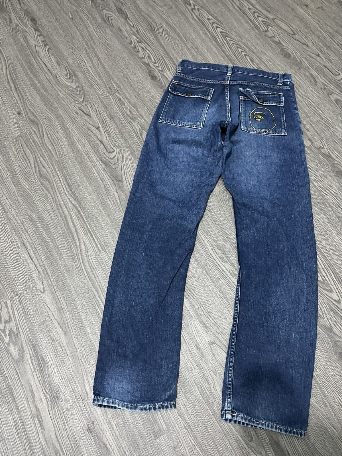 Bape Vtg Y2K A Bathing Ape Bape Jeans Size US 28 / EU 44 - 2 Thumbnail