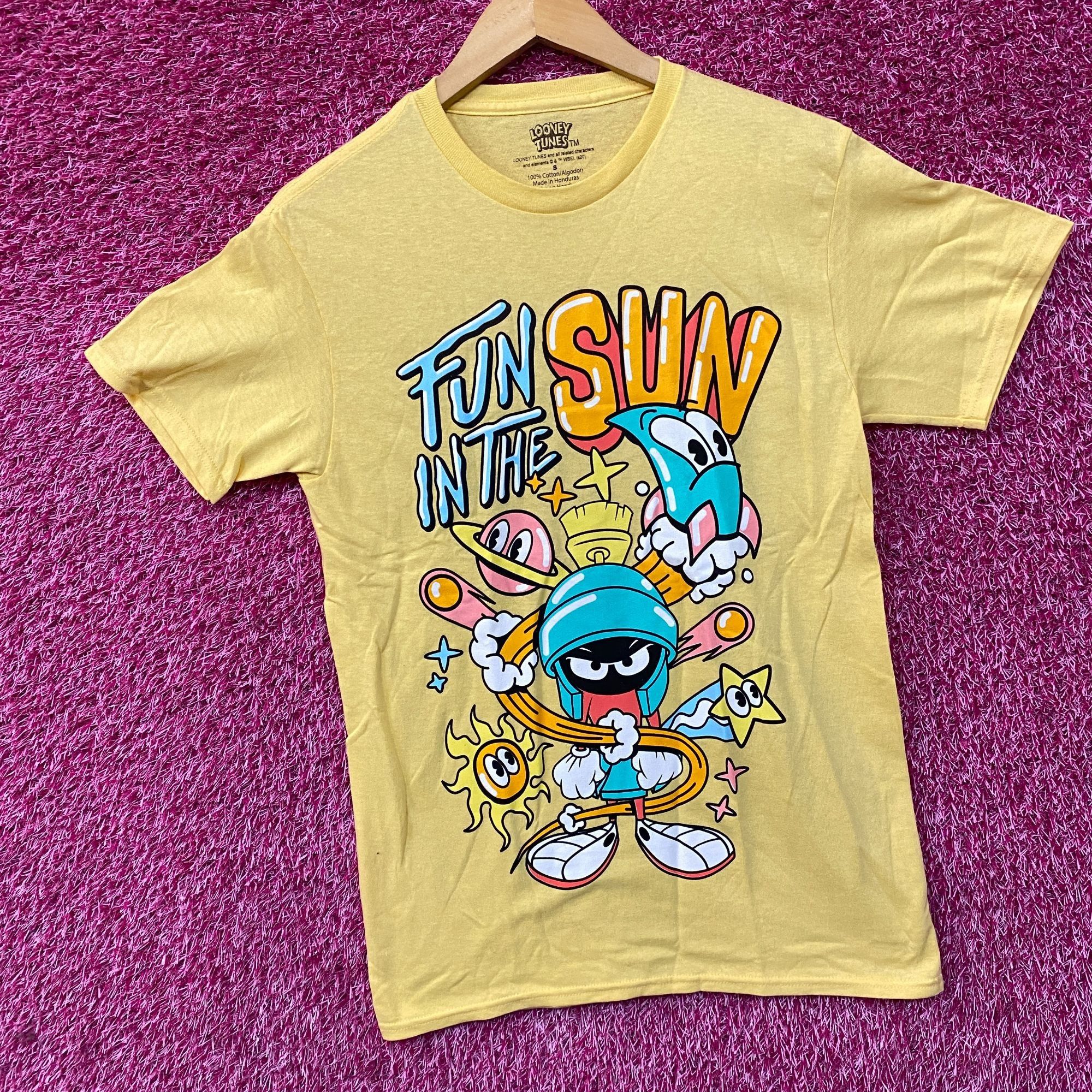 Warner Bros Marvin the Martian Fun in the Sun Looney Tunes T-Shirt Small Size US S / EU 44-46 / 1 - 3 Thumbnail