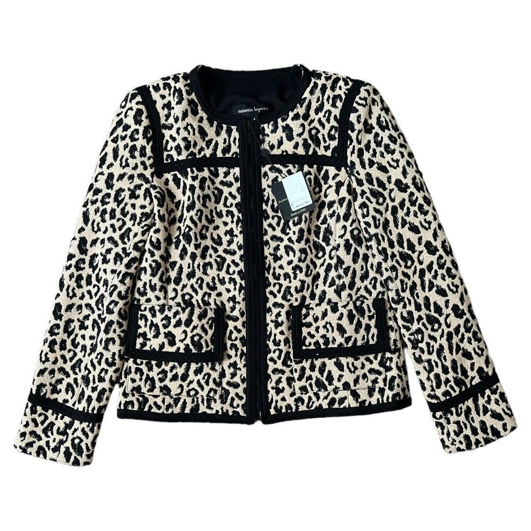 Nanette Lepore NANETTE LEPORE Leopard-Print Sheath Dress Jacket Set, US0 Size XS / US 0-2 / IT 36-38 - 7 Thumbnail