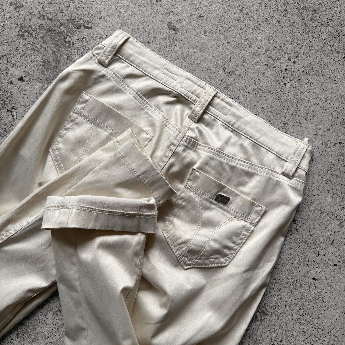 Designer × Miss Sixty Miss Sixty Style Shock Womens Beige Pants Zipper Closure Size 25" / US 0 / IT 36 - 5 Thumbnail