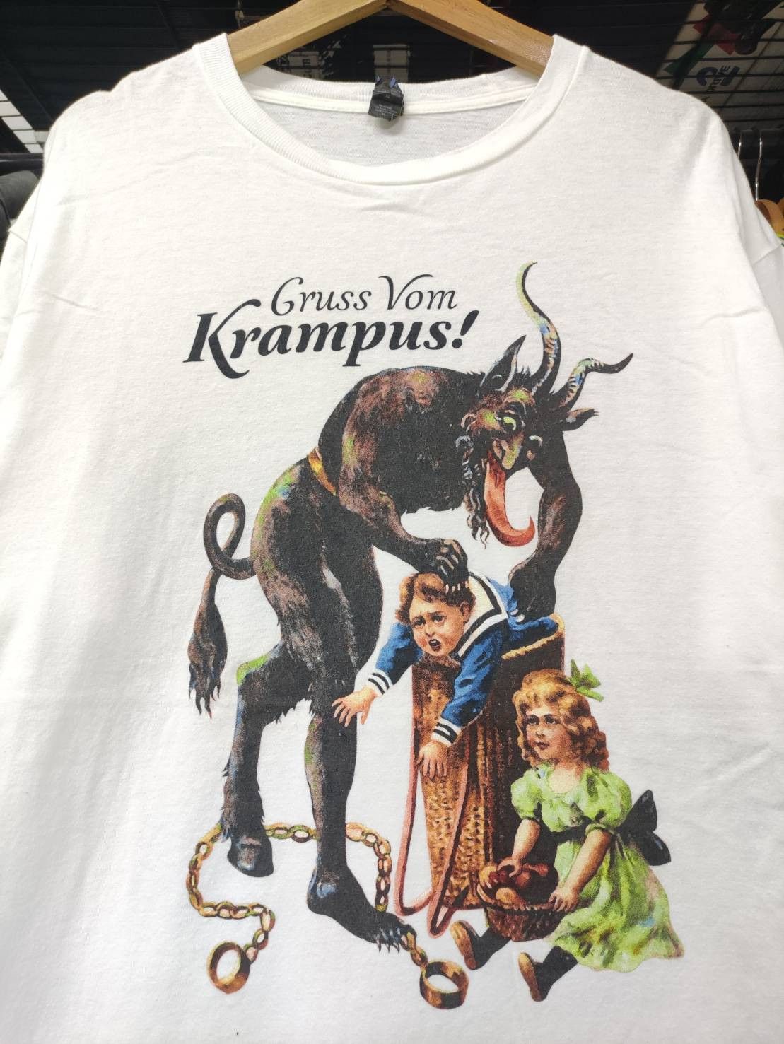 Arts & Science Gruss Vom Krampus Christmas T-Shirt Size US XL / EU 56 / 4 - 1 Thumbnail