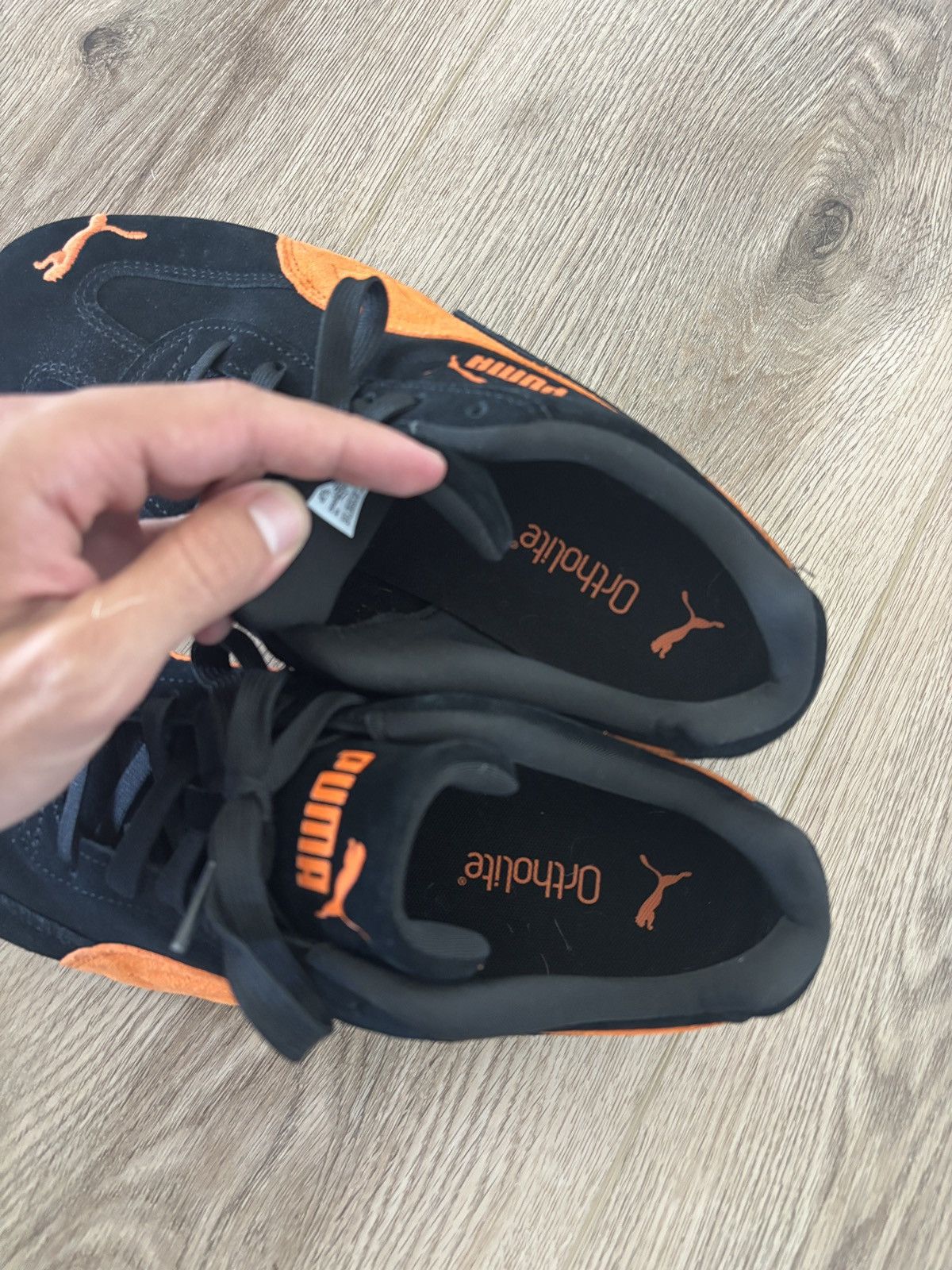 Puma Puma Speedcat Black Orange Rickie Size US 9.5 / EU 42-43 - 4 Thumbnail