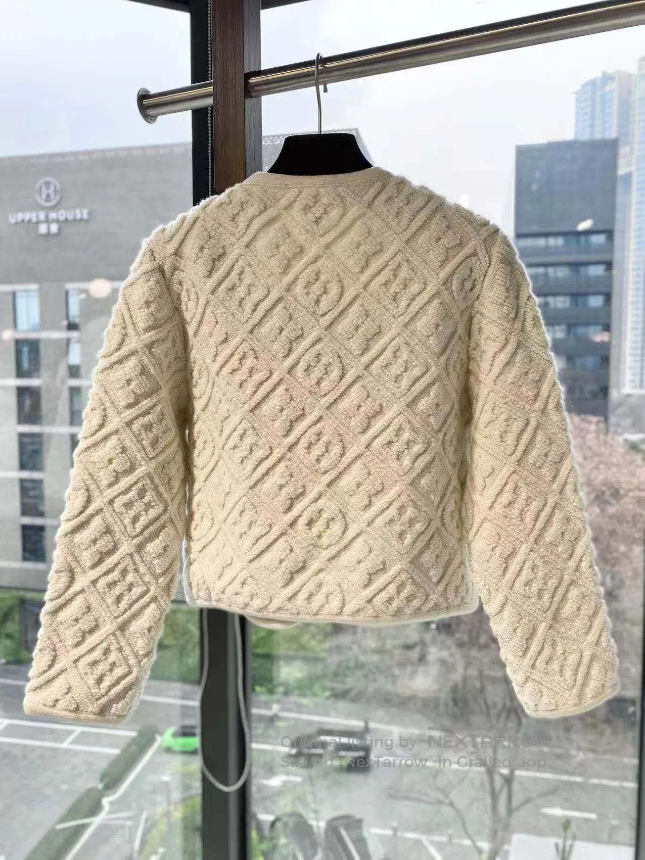 Louis Vuitton Louis Vuitton 26SS embossed cashmere cardigan| Size L / US 10 / IT 46 - 3 Thumbnail