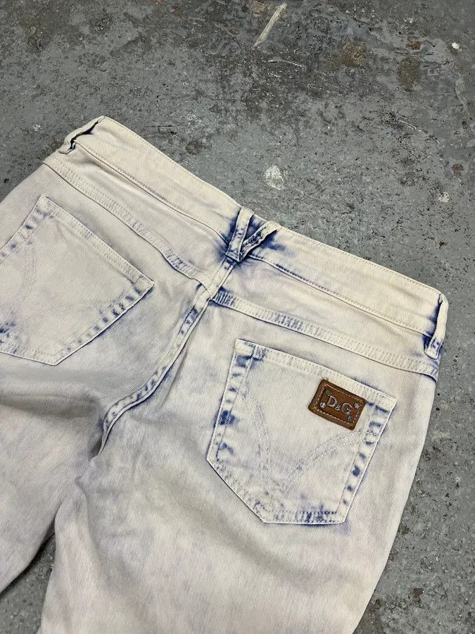 Dolce & Gabbana 2000s Dolce & Gabbana Creamy Denim Jeans Size 26" / US 2 / IT 38 - 10 Thumbnail