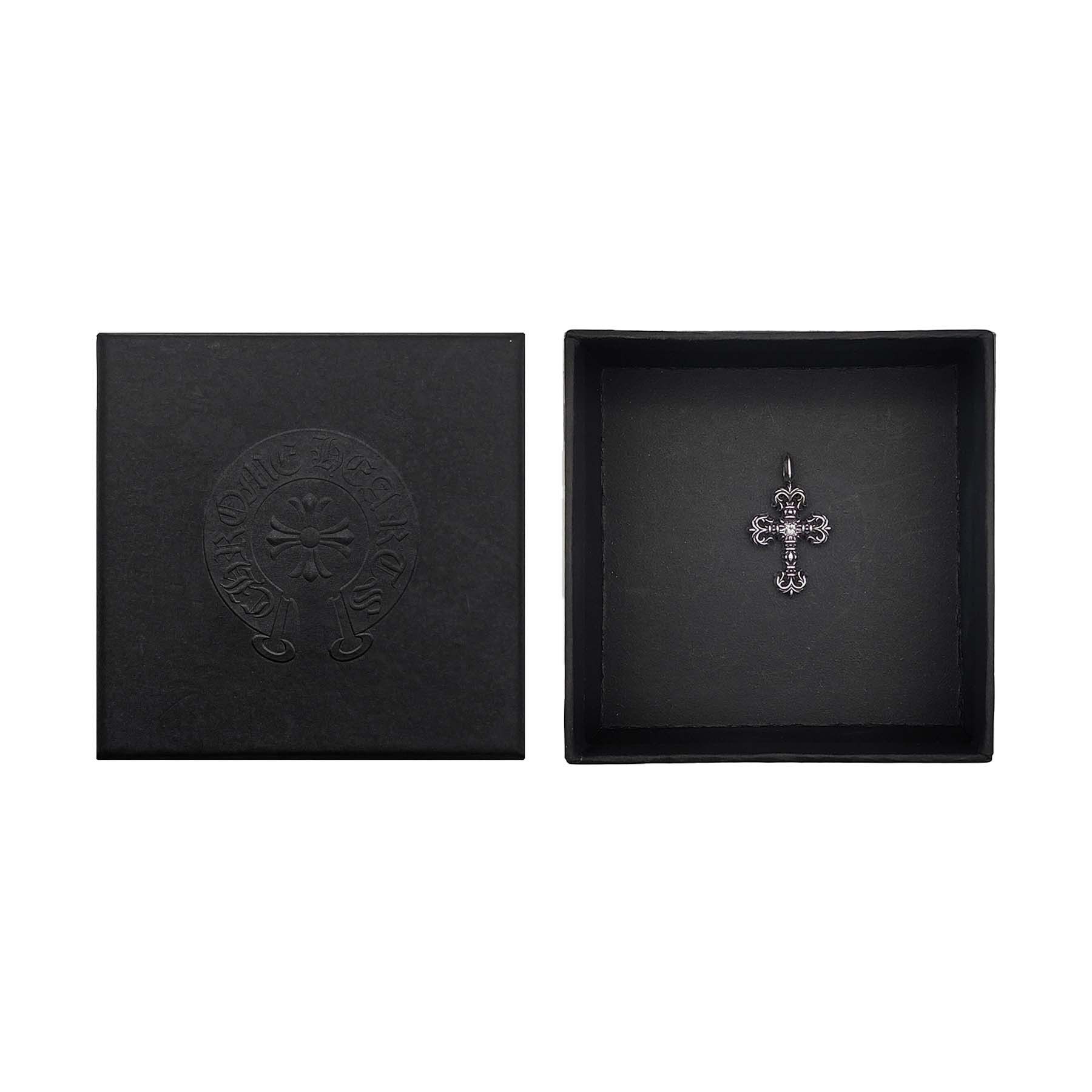 Chrome Hearts Chrome Hearts Silver Diamond Filigree Cross Charm Pendant Size ONE SIZE - 4 Thumbnail