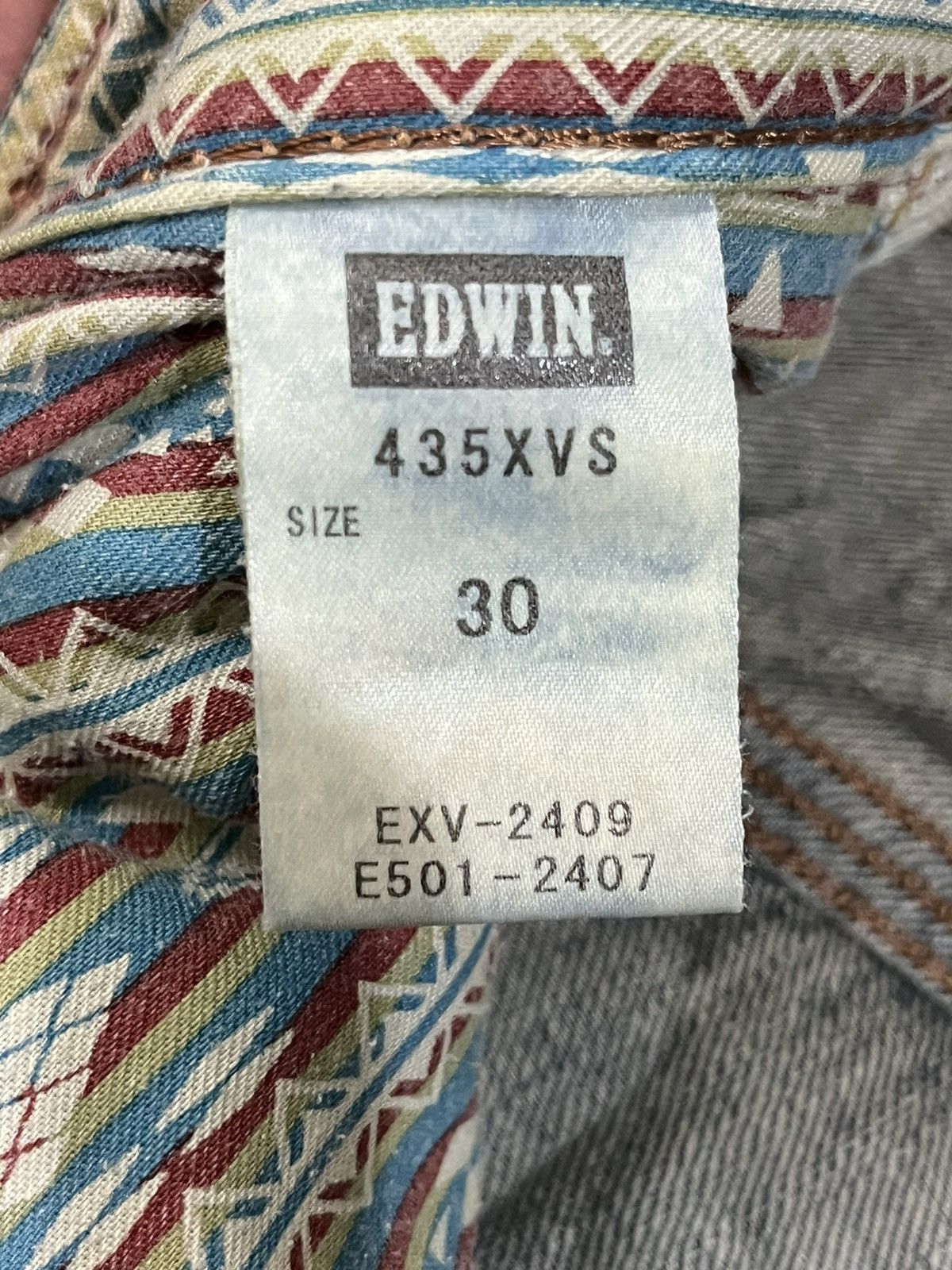 Beauty Beast × Edition Japan × Edwin Vintage Edwin XV Mudwash Grunge Buckle Belt Denim Size US 33 - 11 Thumbnail