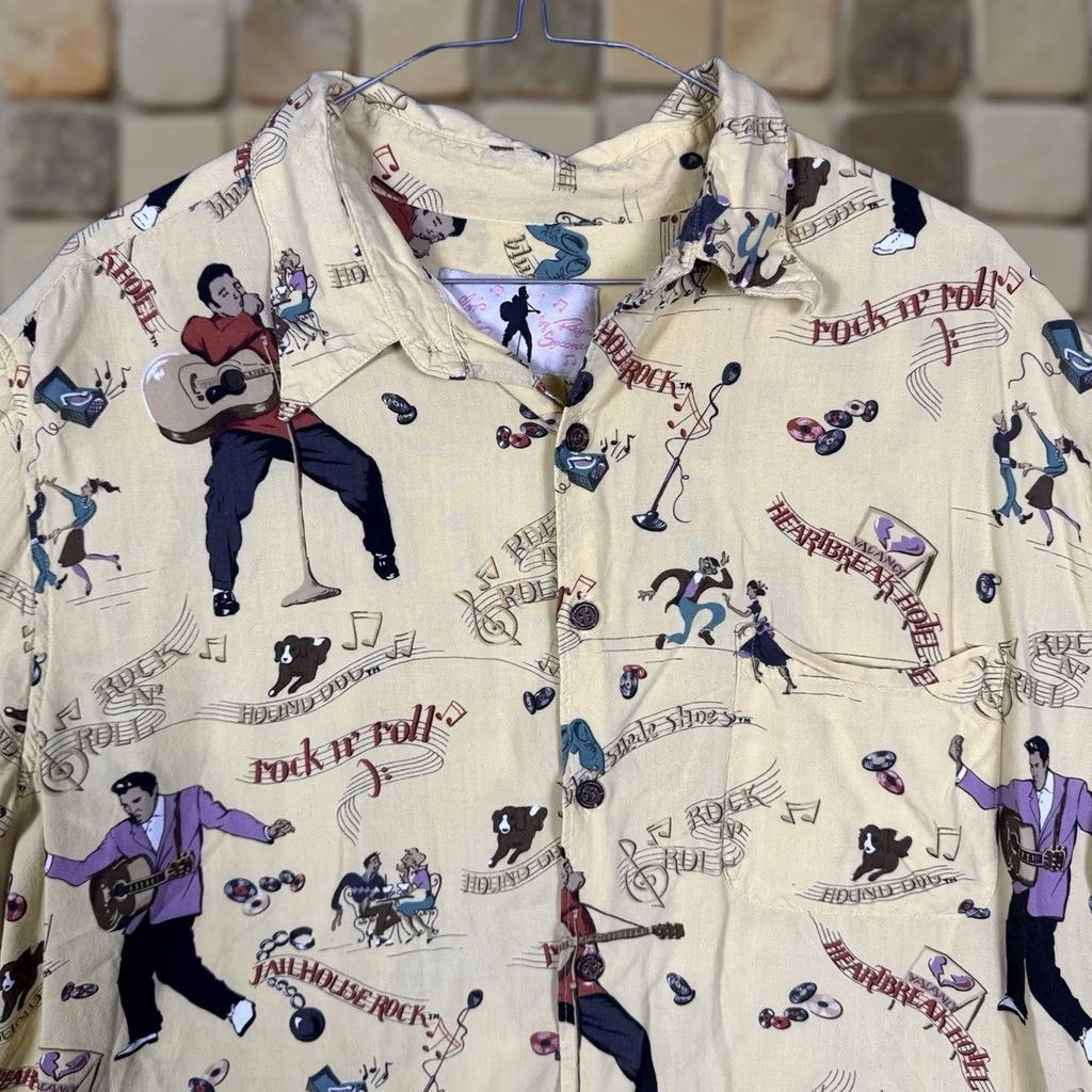 Reyn Spooner VINTAGE Reyn Spooner Shirt Mens XL Elvis Presley Spun Rayon Hawaiian Aloha Size US XL / EU 56 / 4 - 1 Thumbnail