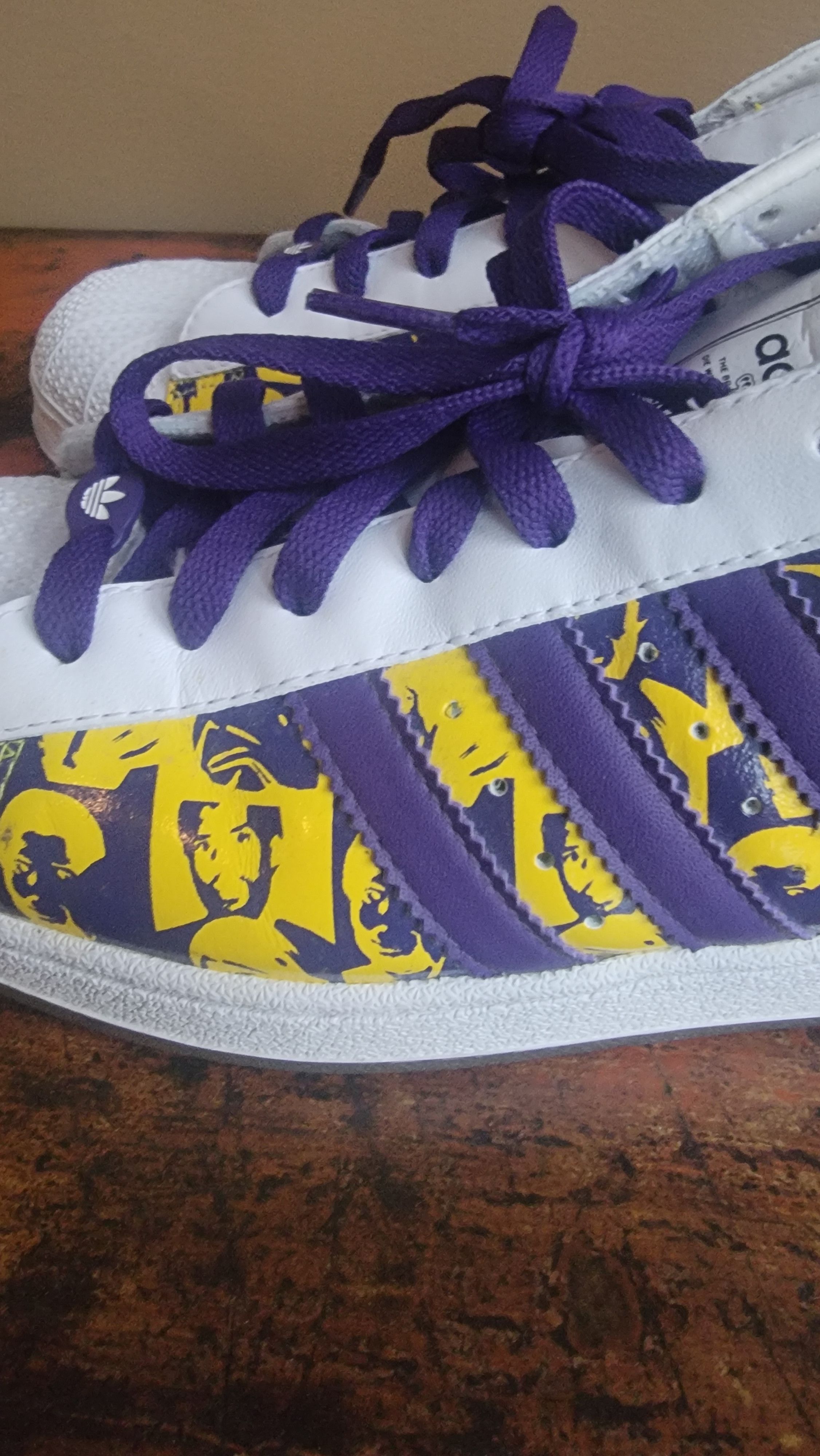 Adidas × Andy Warhol Rare. adidas Superstar 35th Anniversary Andy Warhol Size US 11.5 / EU 44-45 - 3 Thumbnail