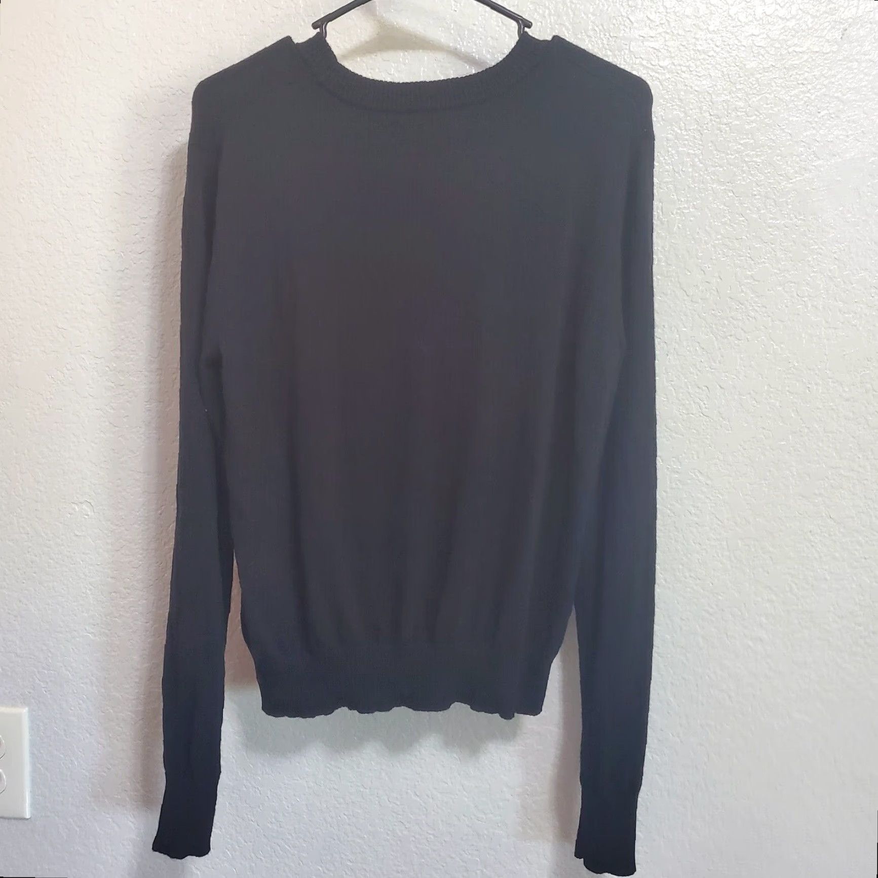 Spiritual Gangster Spiritual Gangster Sweater Womens S Black Yin Yang Sun Moon Cashmere Blend Size S / US 4 / IT 40 - 2 Thumbnail
