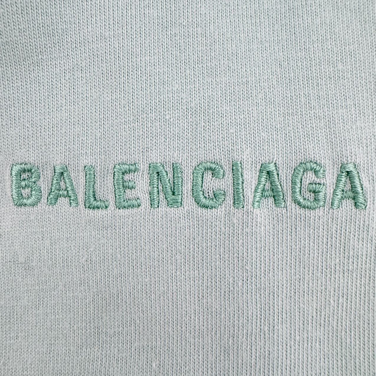 Balenciaga Balenciaga Logo Embroidered Short Sleeve T-shirt K26WX Size US XS / EU 42 / 0 - 5 Thumbnail