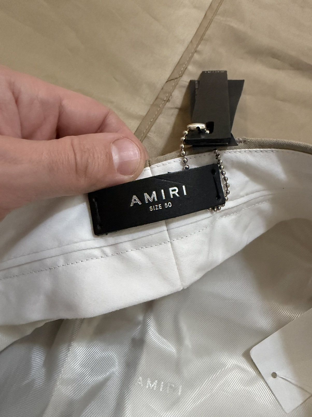Amiri Amiri Wool-blend Bermuda shorts size 50 Size US 34 / EU 50 - 4 Thumbnail