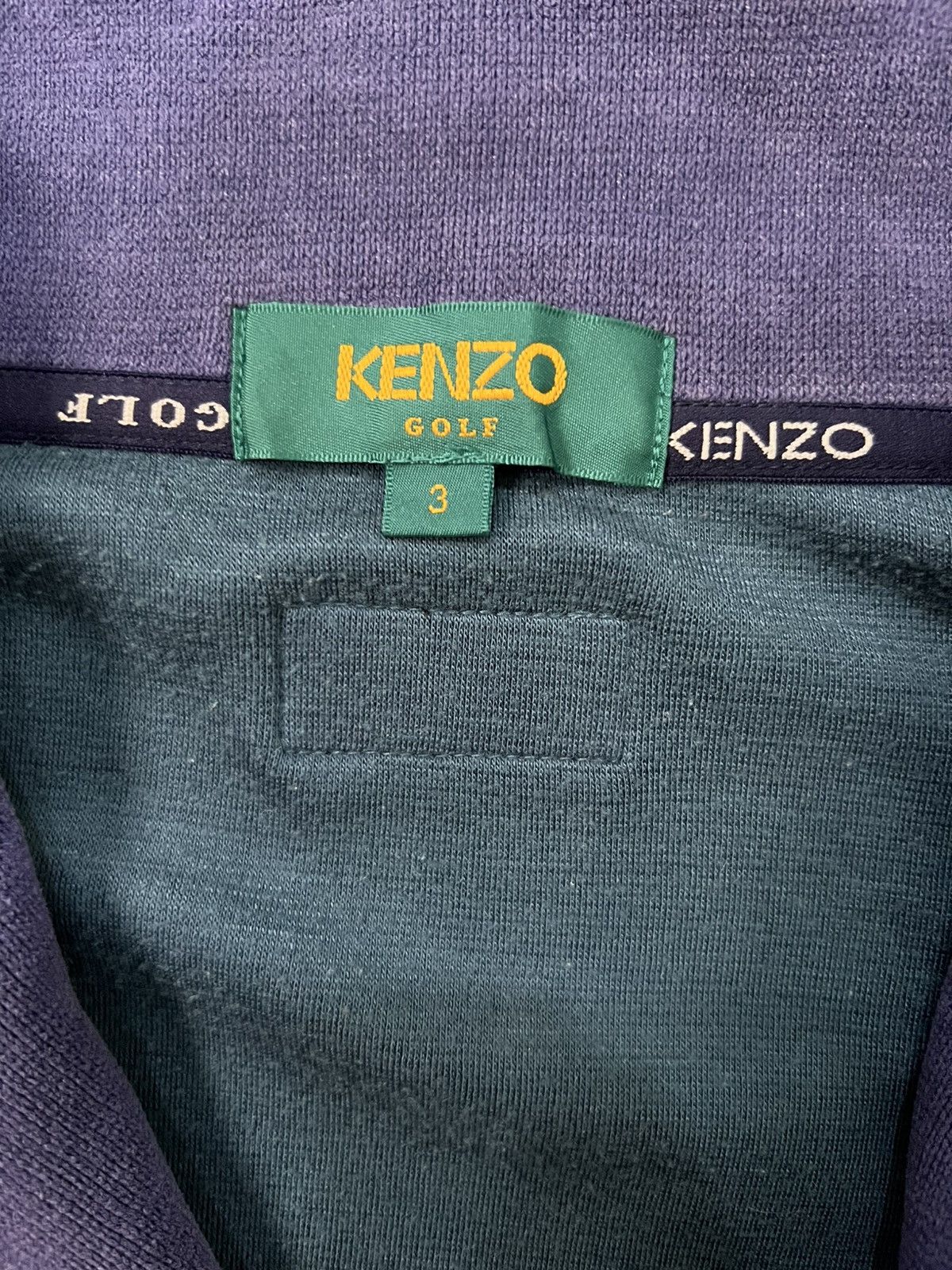 Kenzo Kenzo Golf Halfzip Vintage Size US L / EU 52-54 / 3 - 11 Thumbnail