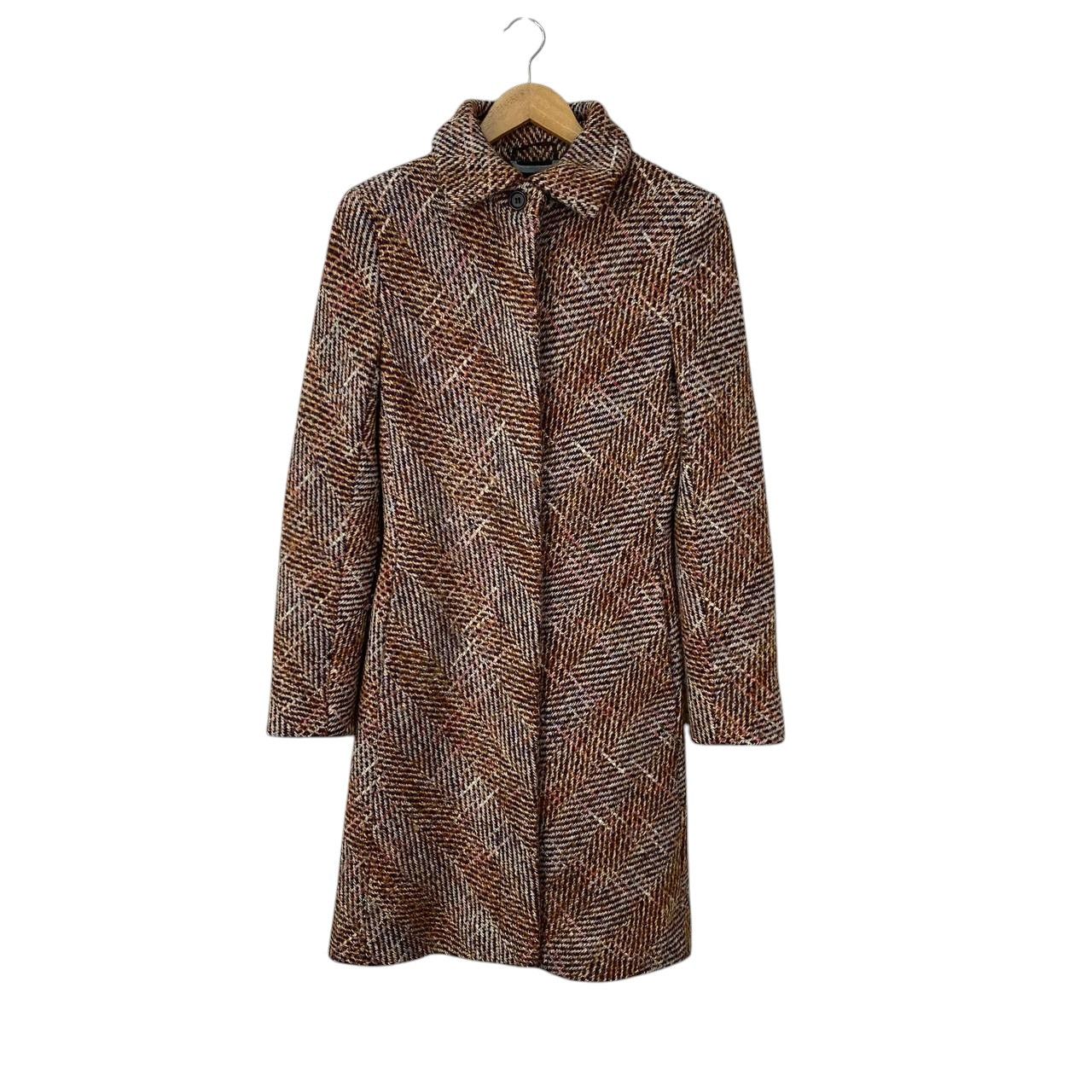 Max Mara MAX MARA TWEED KNITTED LONG COAT Size XS / US 0-2 / IT 36-38 - 2 Thumbnail