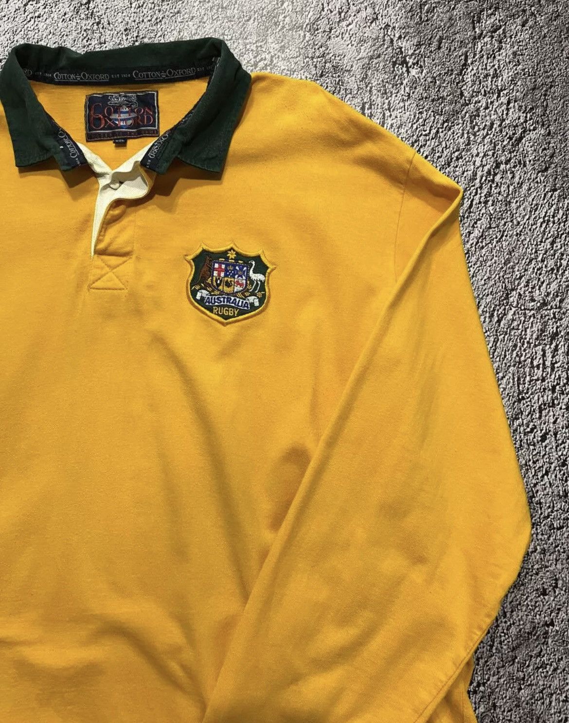 Cotton Traders × Vintage Vintage Australia Rugby Jersey Rare Shirt Long Sleeve Rare Size US XXL / EU 58 / 5 - 4 Thumbnail