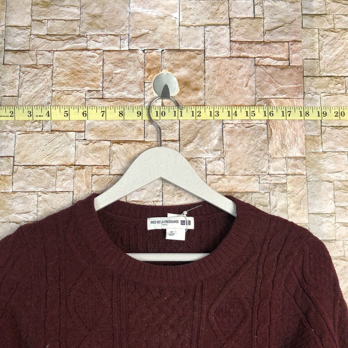 Uniqlo Uniqlo X Ins de La Fressange Maroon Knitwear #A297 Size M / US 6-8 / IT 42-44 - 4 Thumbnail