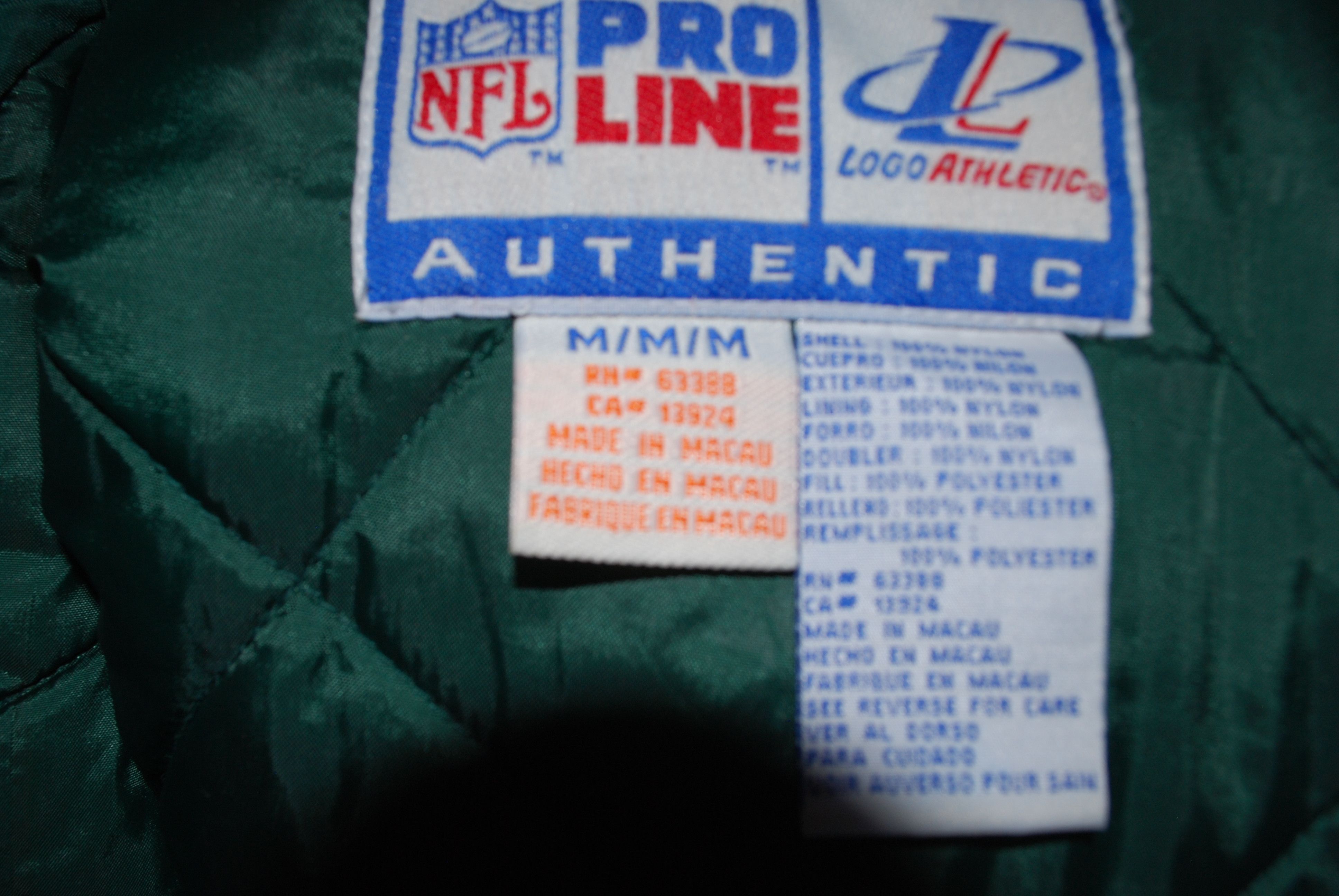 NFL Vintage ProLine NFL Greenbay Packers Puffer Jacket from 1990 Size US XXL / EU 58 / 5 - 7 Thumbnail