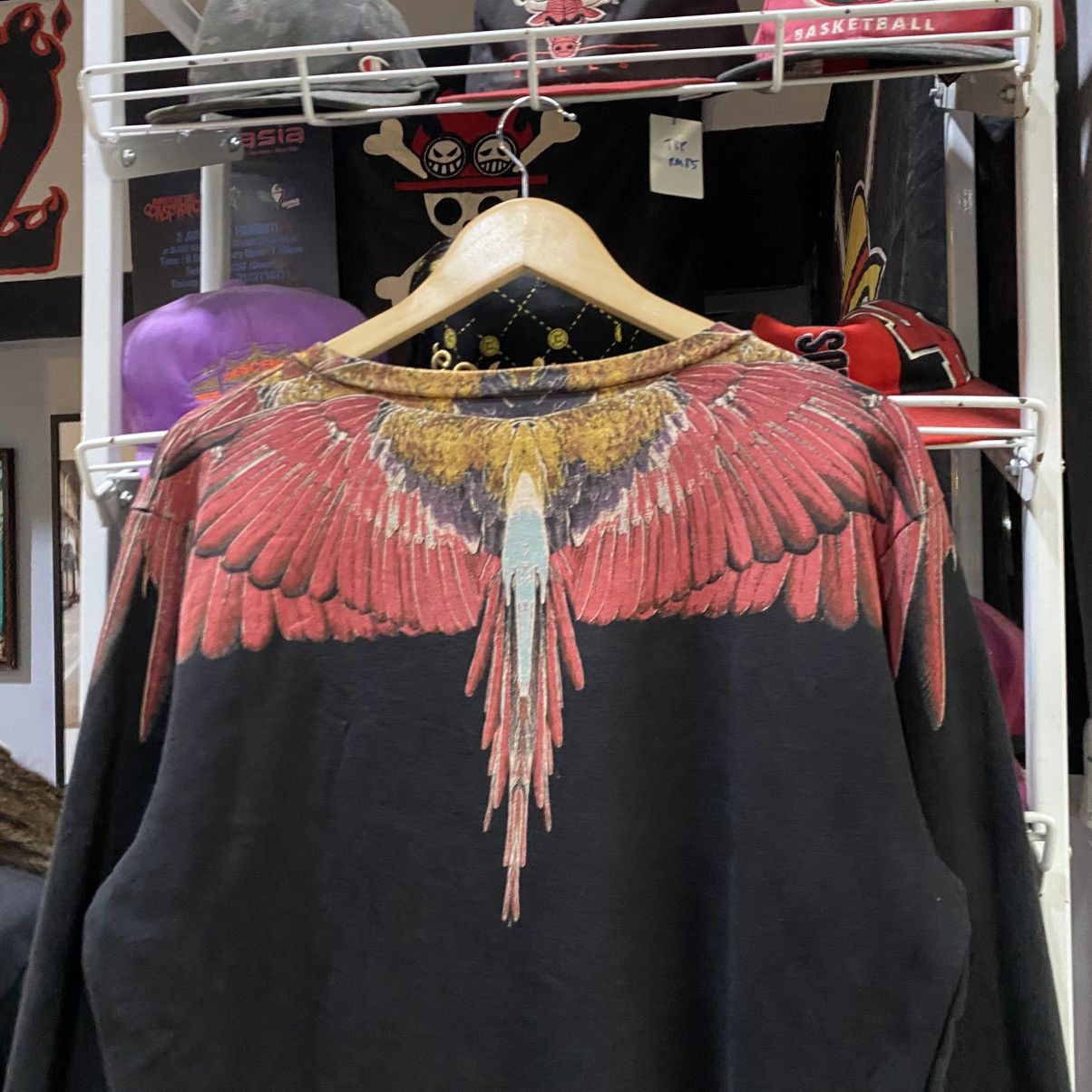 Marcelo Burlon Vintage Marcelo Burlon Wing Print Sweatshirt Size US S / EU 44-46 / 1 - 10 Thumbnail