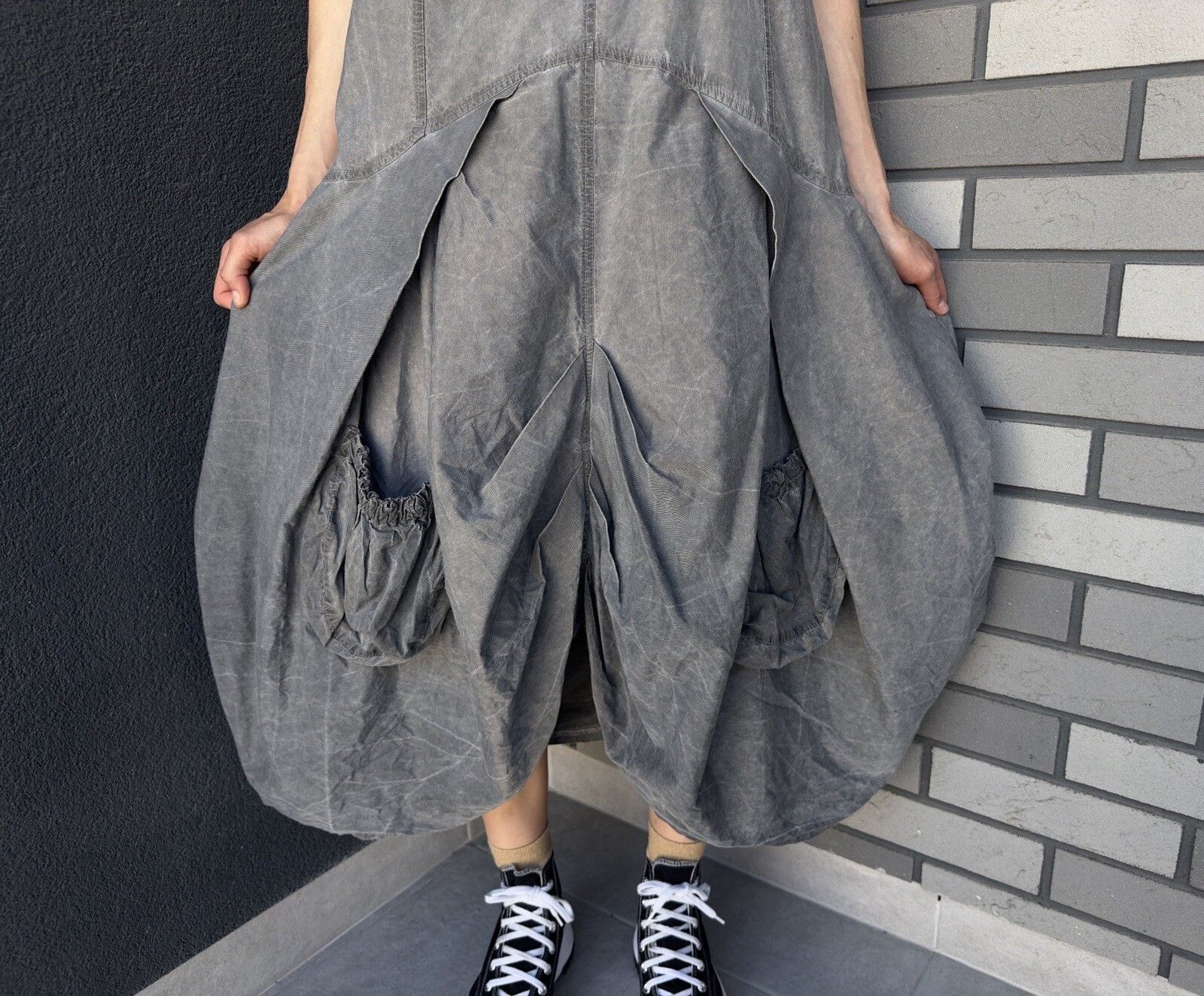 Other Kekoo Cotton Parachute Dress Pockets Plus Size Avant Garde Size L / US 10 / IT 46 - 2 Thumbnail