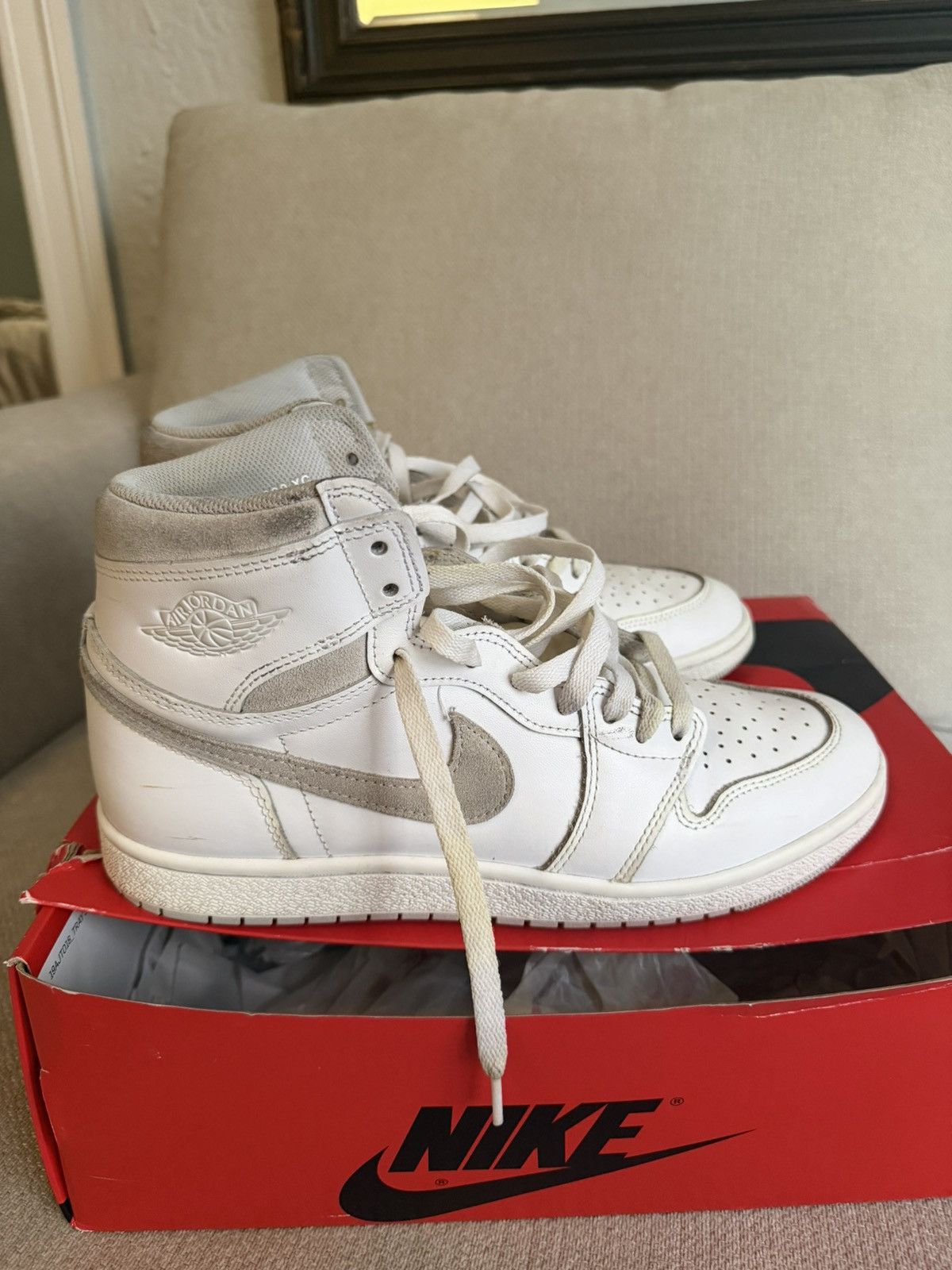 Jordan Brand Jordan 1 Retro High 85 OG Neutral Grey Size US 10 / EU 43 - 3 Thumbnail