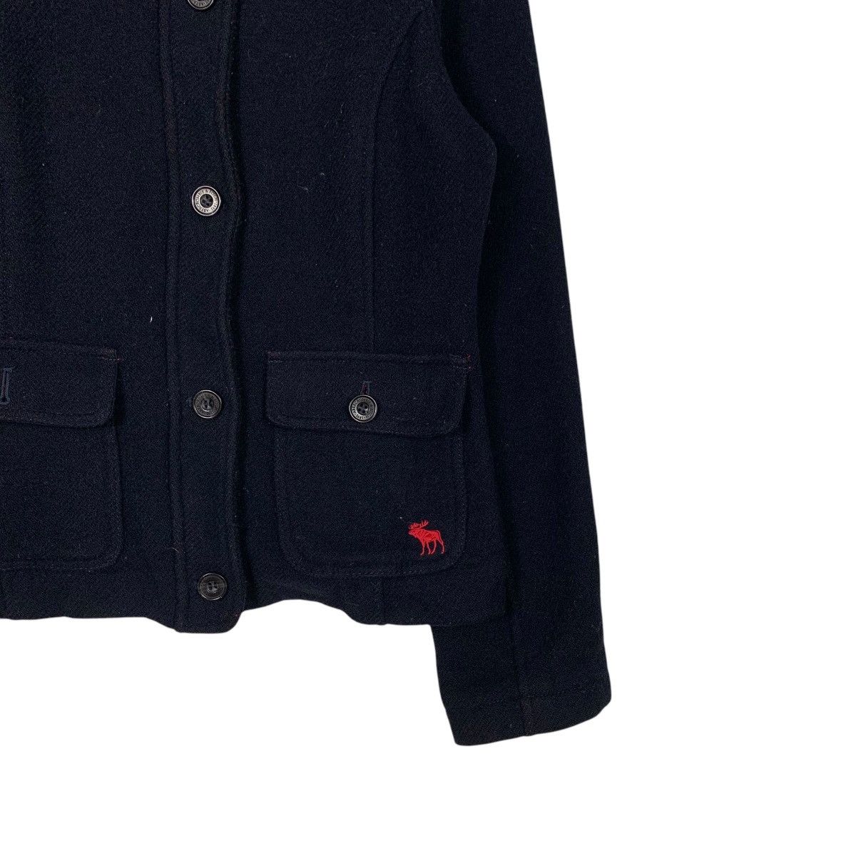 Abercrombie & Fitch ABERCROMBIE & FITCH Small Logo Wool Jacket #2331-C104 Size US L / EU 52-54 / 3 - 4 Thumbnail