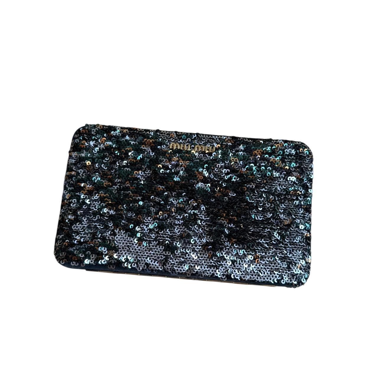 Miu Miu Miu Miu Women's Black and Grey Wallet-purs Size ONE SIZE - 7 Thumbnail