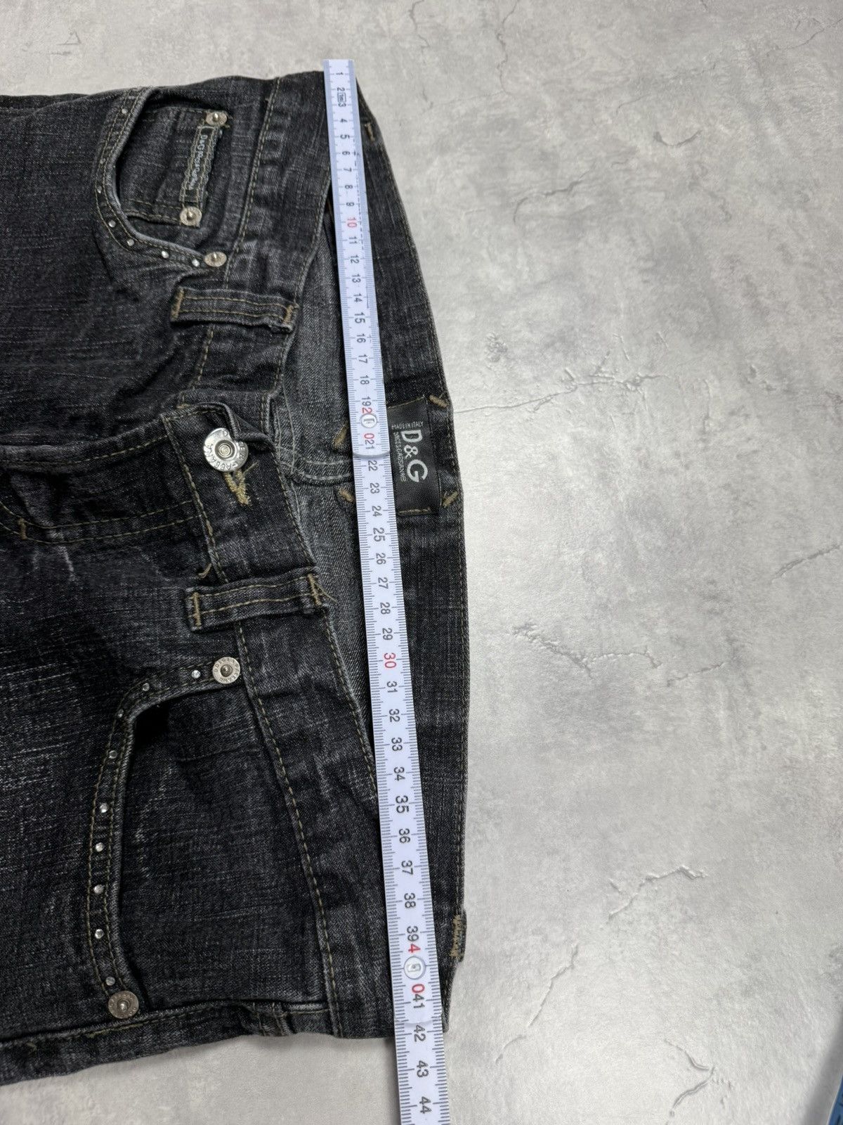 Dolce & Gabbana Dolce Gabbana Big Logo Vintage Jeans Size 32" / US 10 / IT 46 - 14 Thumbnail