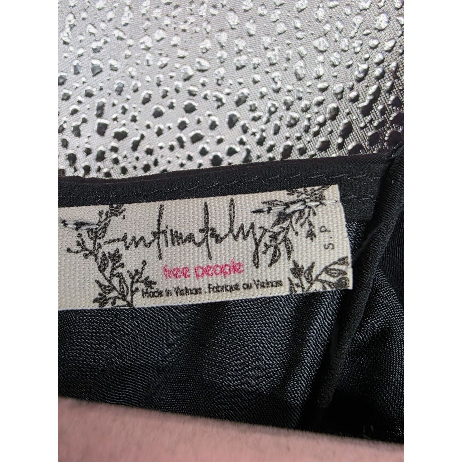 Free People Free People Black Smocked Tiered Babydoll Mini Dress S Size S / US 4 / IT 40 - 6 Thumbnail