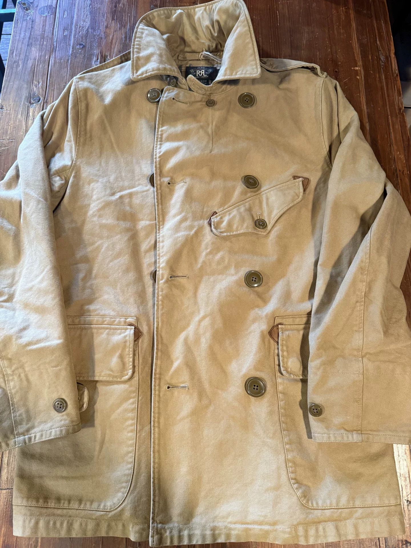 RRL Ralph Lauren RRL Ralph Lauren Khaki Cotton Jacket Size US M / EU 48-50 / 2 - 1 Thumbnail