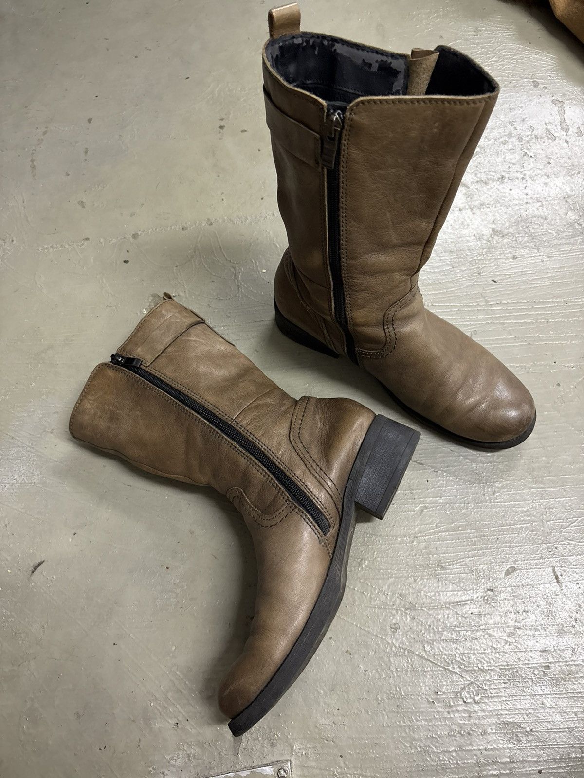 Alfredo Bannister Vintage Zipper Guidi Style Boots Size US 7.5 / EU 40-41 - 4 Thumbnail