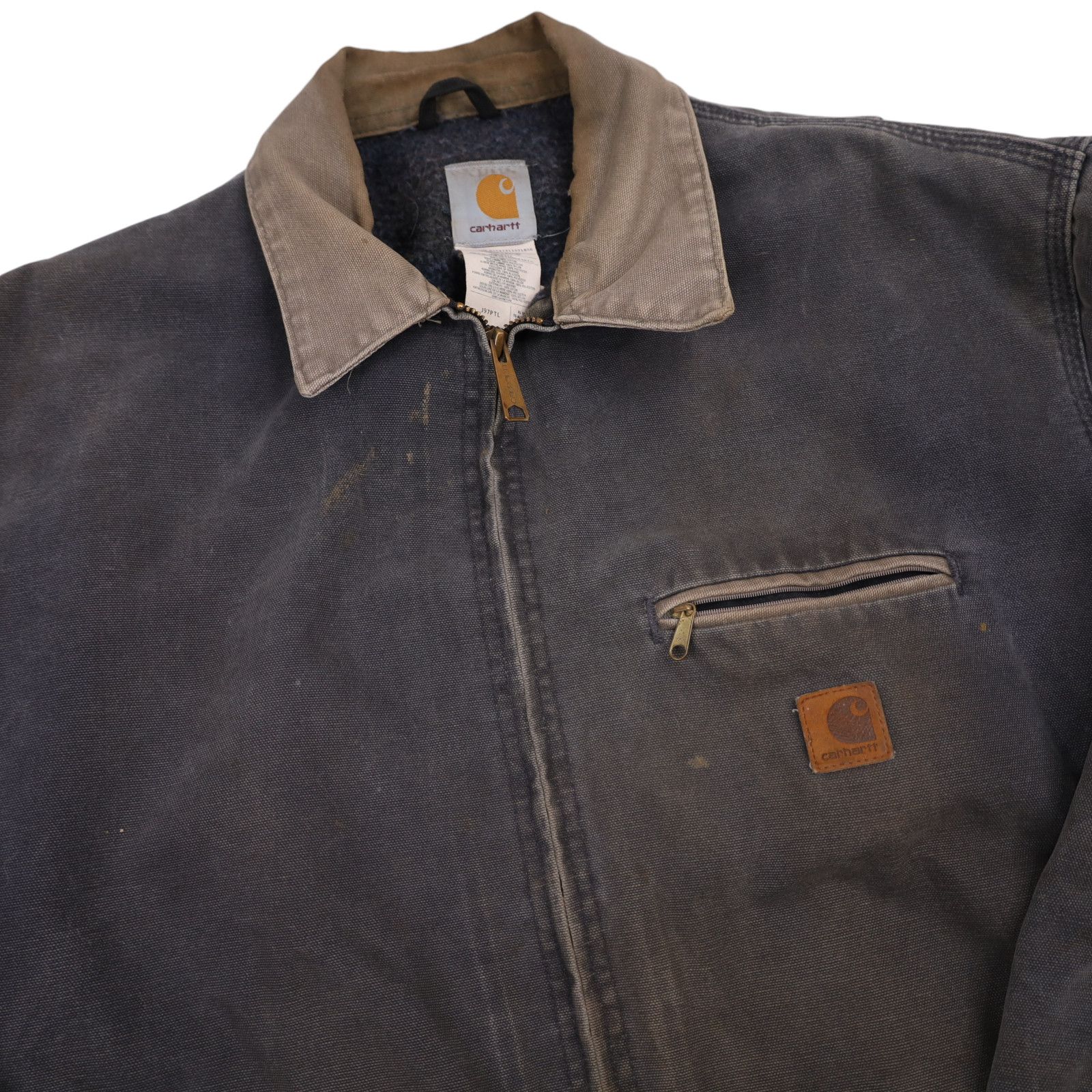 Carhartt × Vintage 2002 Vintage Distressed Carhartt J97PLT Jacket Size US XL / EU 56 / 4 - 7 Thumbnail