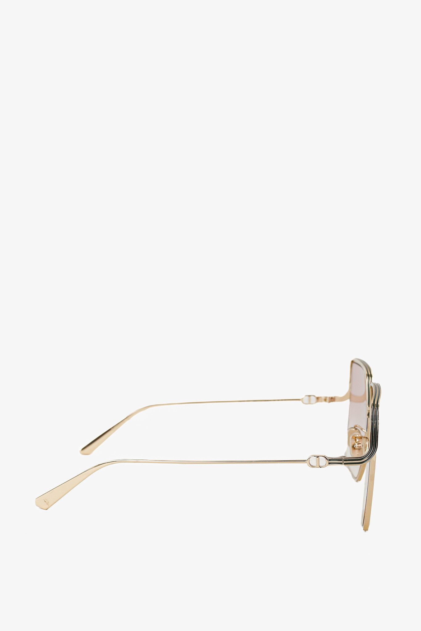 Dior Christian Dior EverDior S1U Gold-Tone Square Sunglasses Size ONE SIZE - 3 Thumbnail