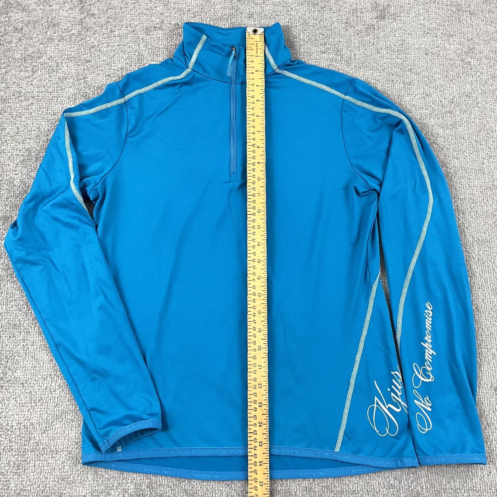 KJUS KJUS Jacket Womens XL Blue Pullover - Regular Fit, Golf, Performance, All Seasons, 3/4 Zip, Breathable, Easy Care Size XL / US 12-14 / IT 48-50 - 4 Thumbnail