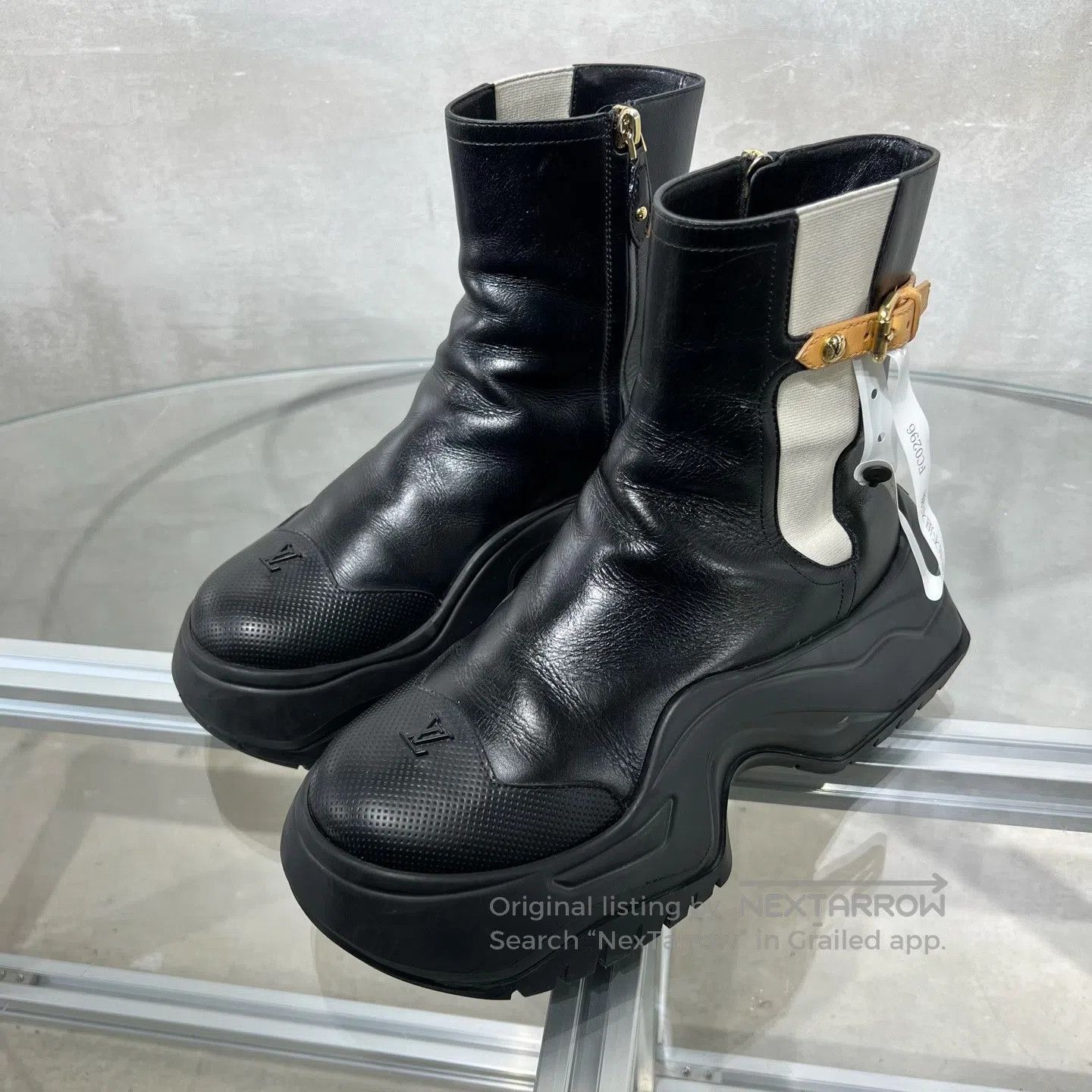 Louis Vuitton Louis Vuitton Archlight2.0 Black Leather boots Size US 7 / IT 37 - 1 Thumbnail