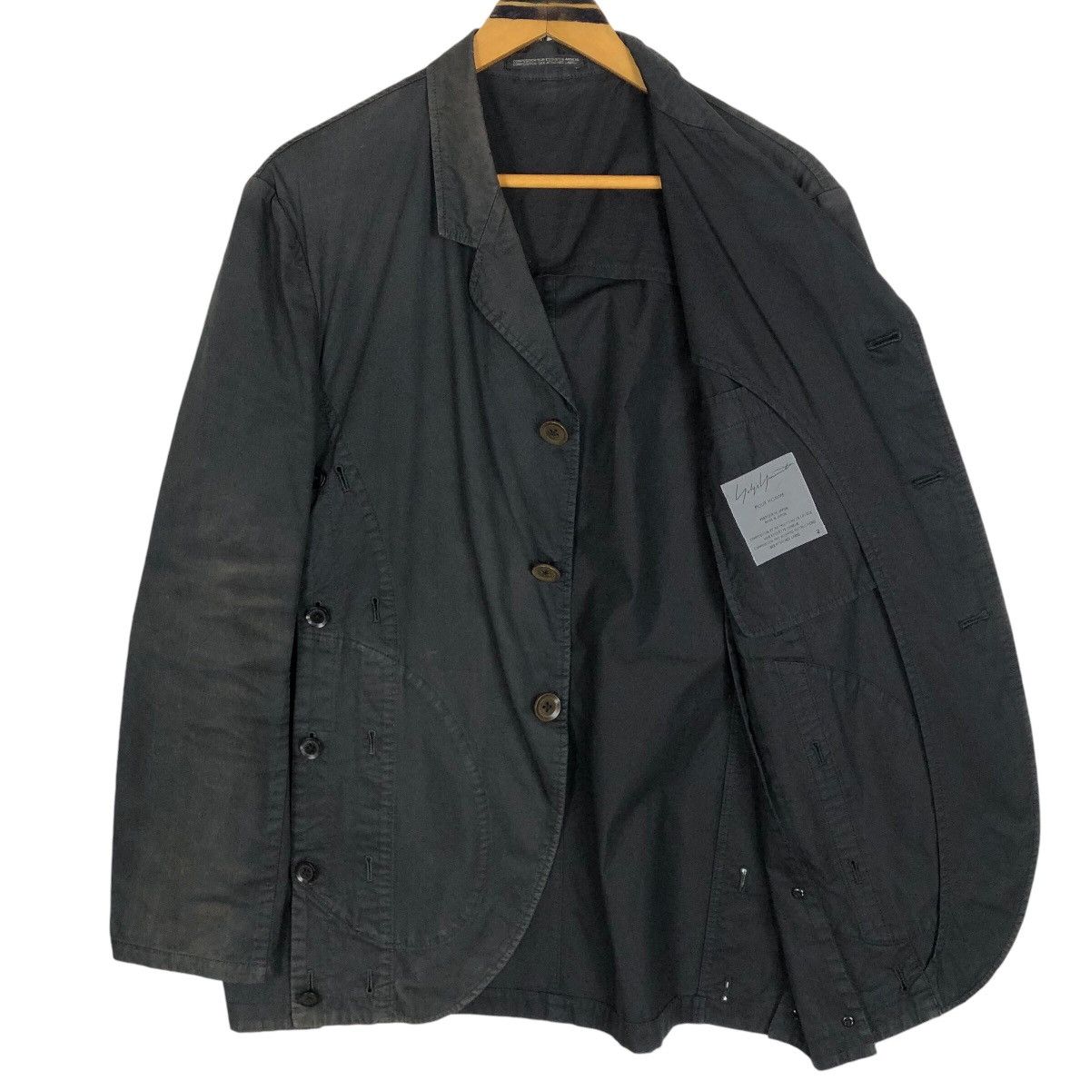 Yohji Yamamoto Vintage Yohji Yamamoto Pour Homme 2000 A/W Light Jacket Size US M / EU 48-50 / 2 - 15 Thumbnail
